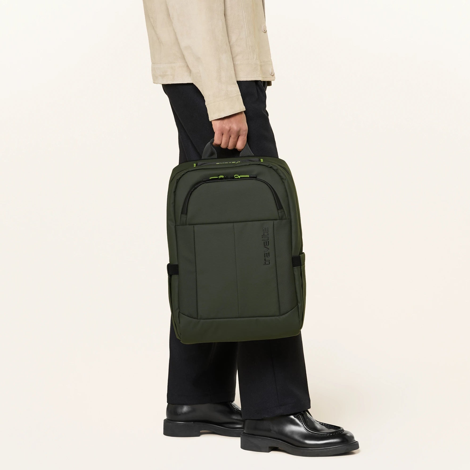 Briize - Waterafstotende Laptop Rugzak M 15.6” khaki