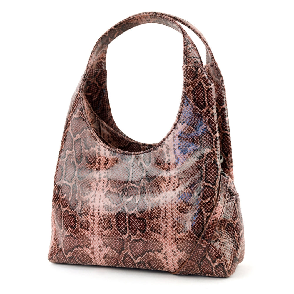 Hand-/schoudertasje 'Vittoria' snake pink