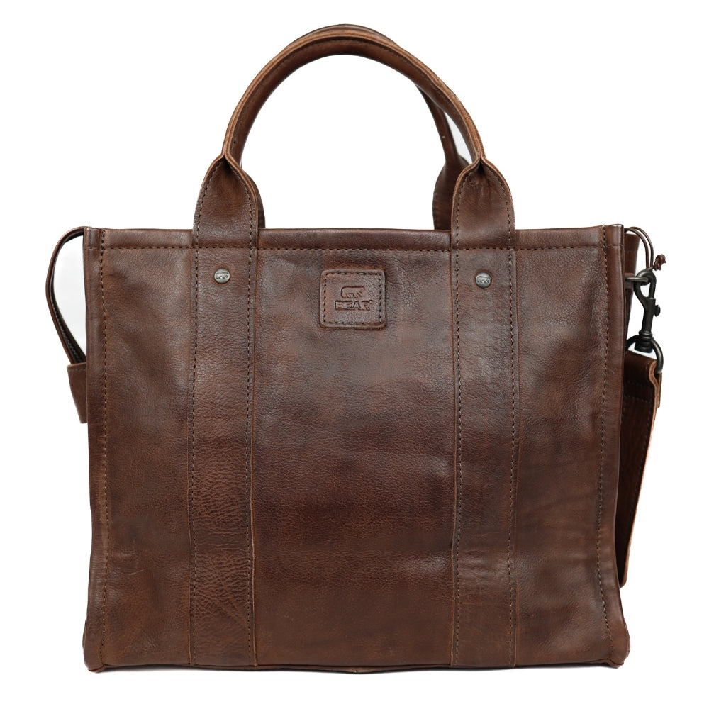 Tote bag 'Pepe' L dark brown