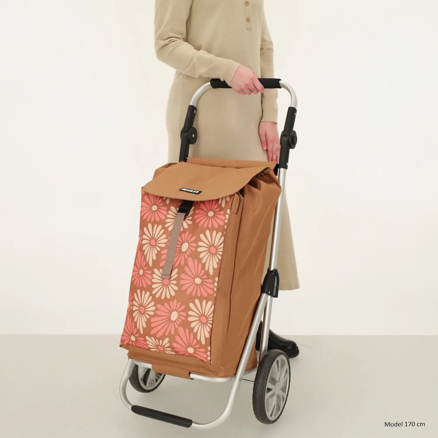 Alberic - Shopping trolley with cooler compartment blue