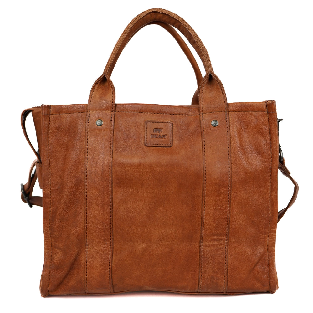 Tote bag 'Pepe' L cognac