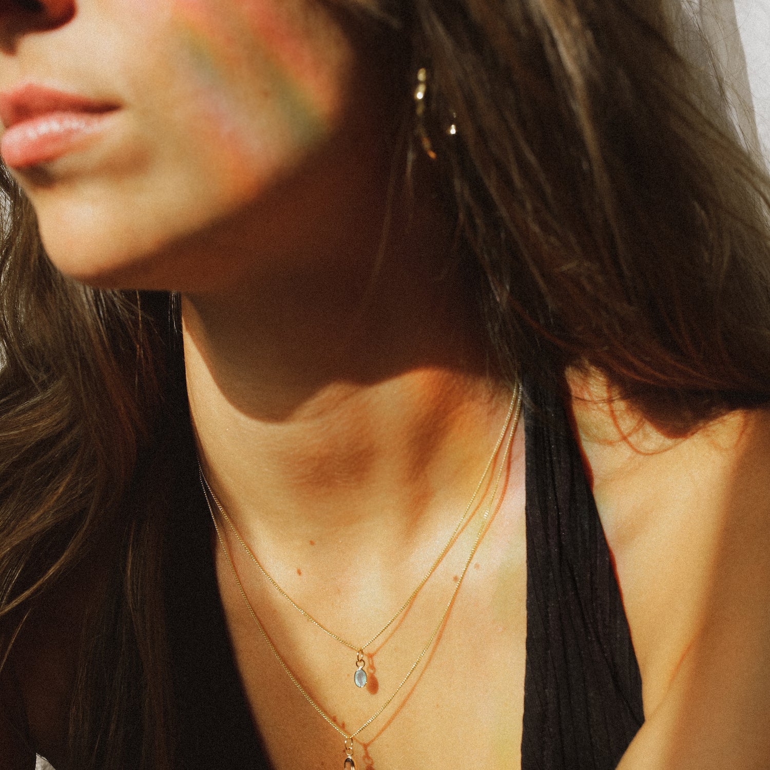 Dancing Hammered Hoops (30mm)