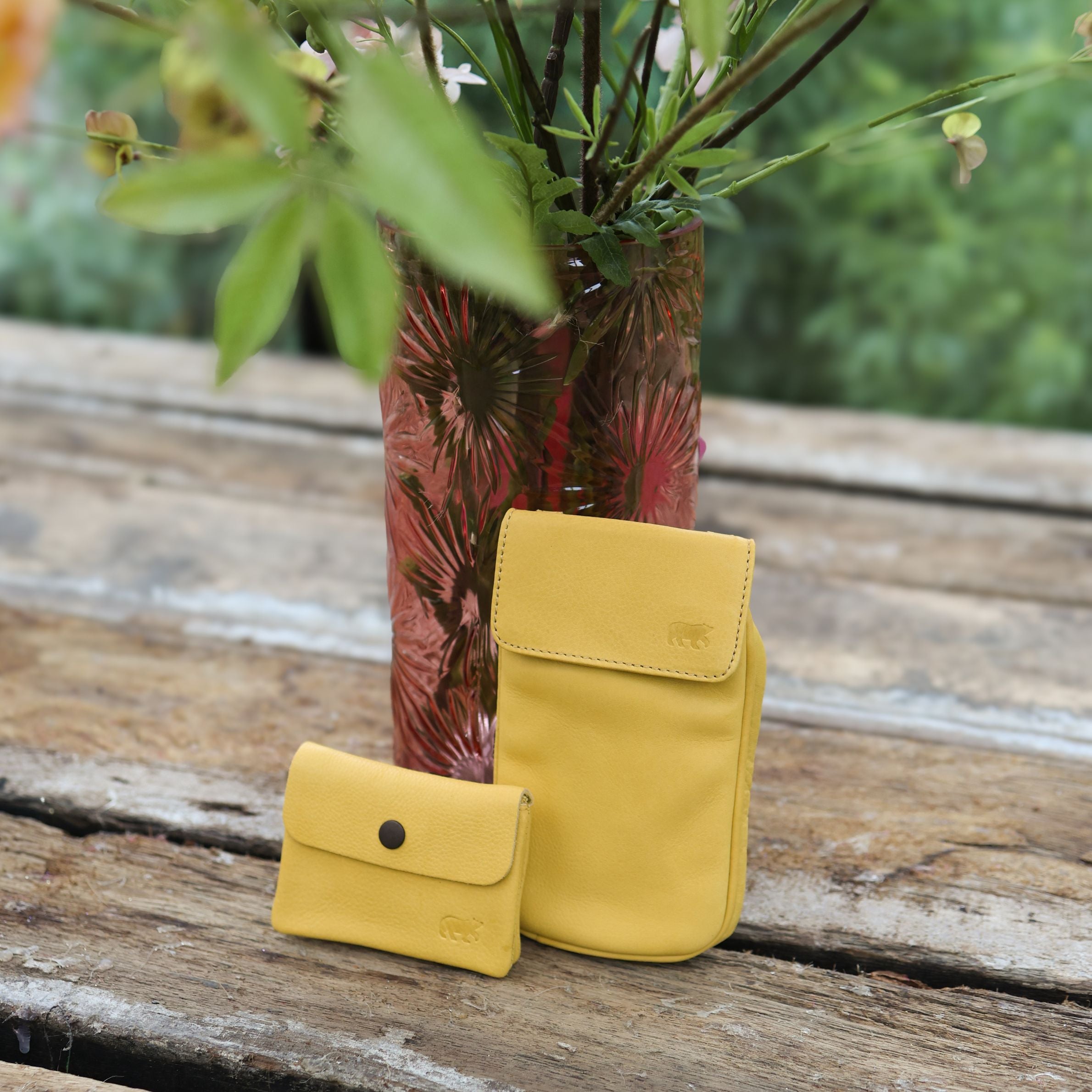 Portemonneetje 'Pietje' butter yellow