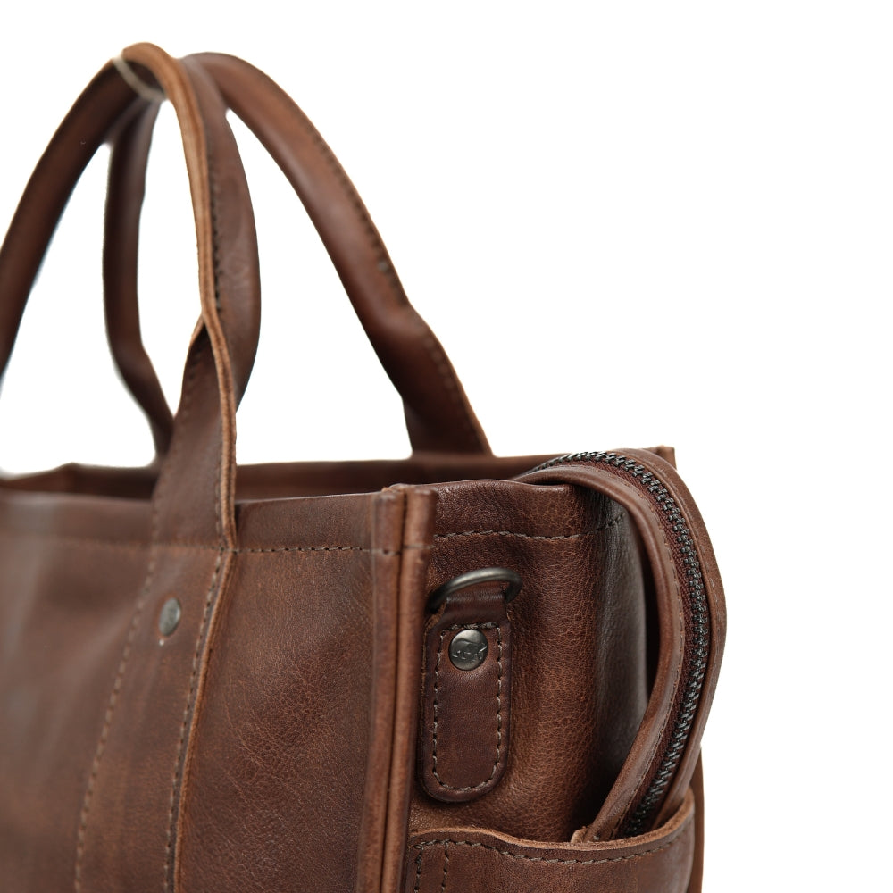 Tote bag 'Pepe' L dark brown