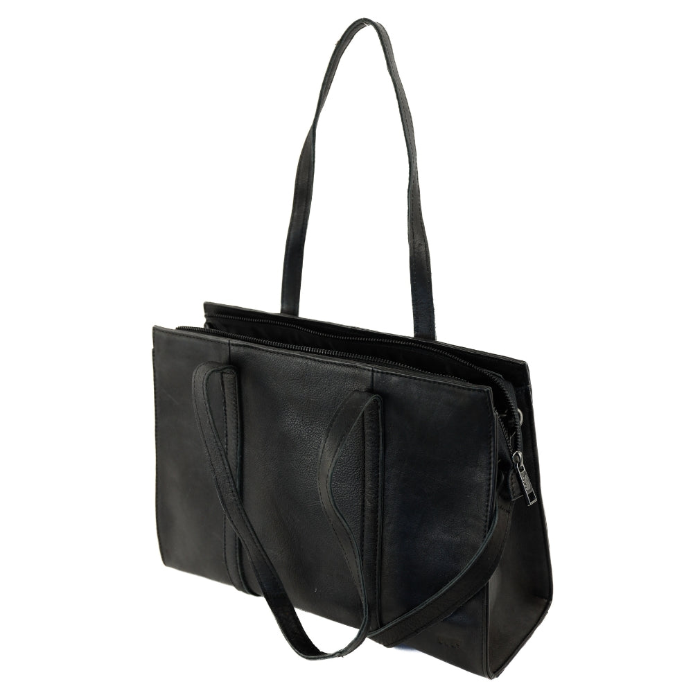 Hand/shoulder bag 'Leonie' black