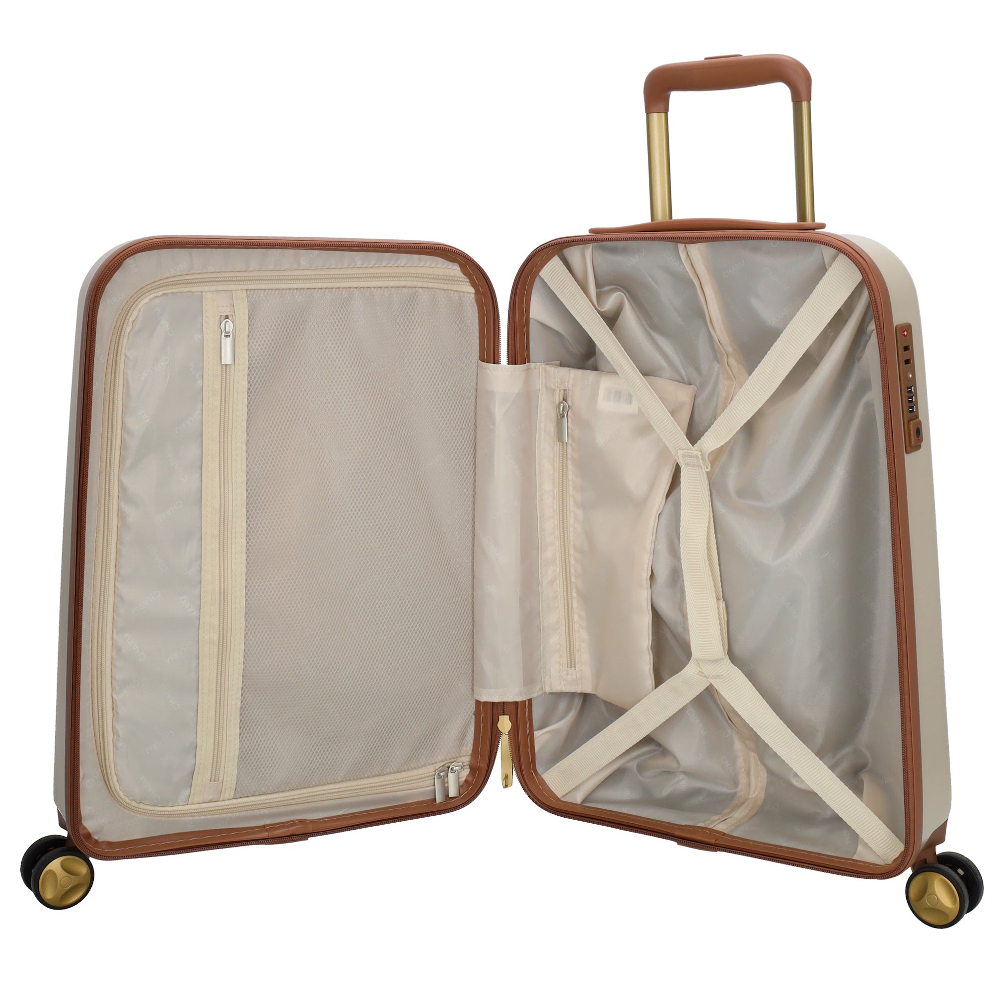 Capetown - Handbagage trolley S beige