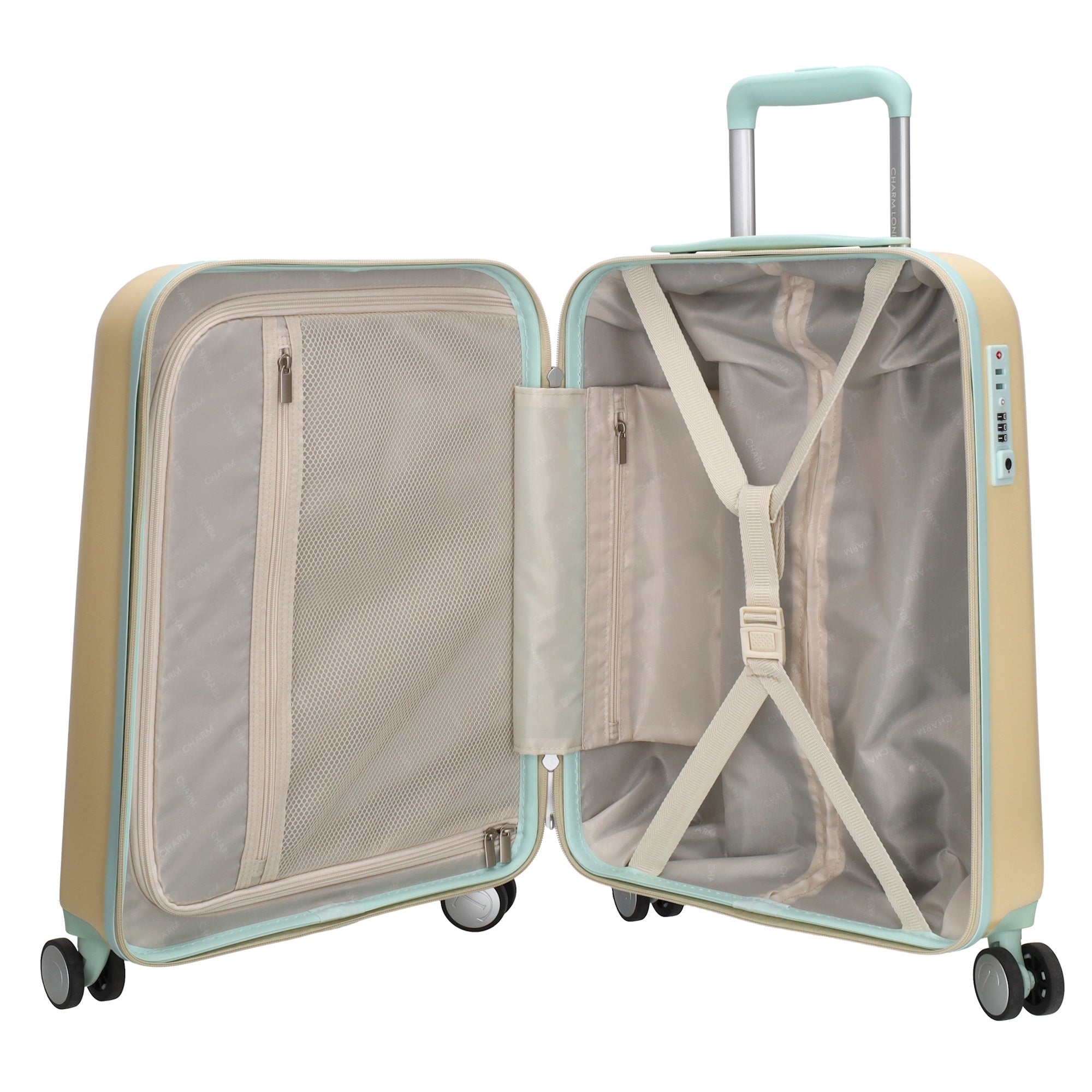 Capetown - Handbagage trolley S zacht geel