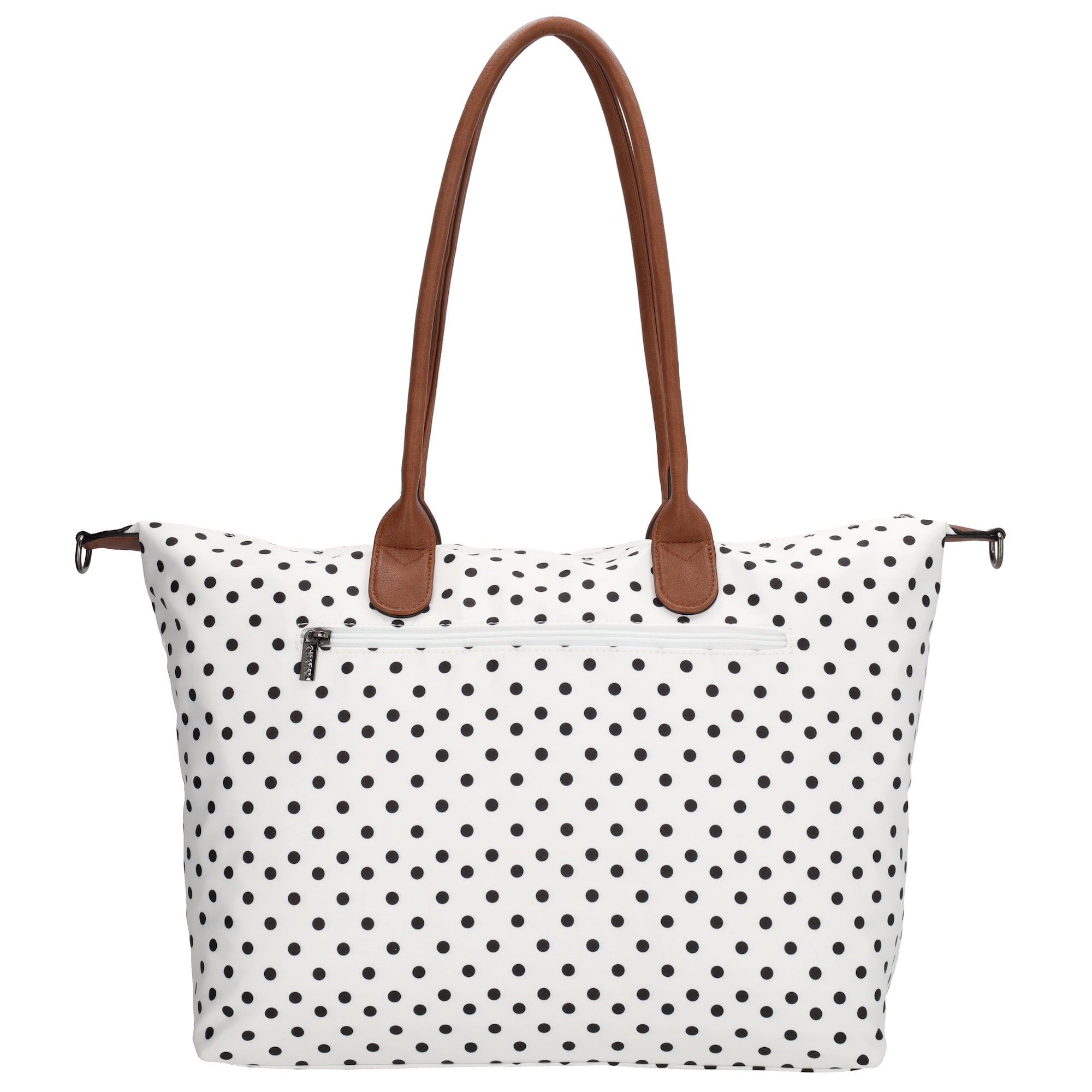 Buckingham Laptoptas 15.6 inch stippen zwart-wit