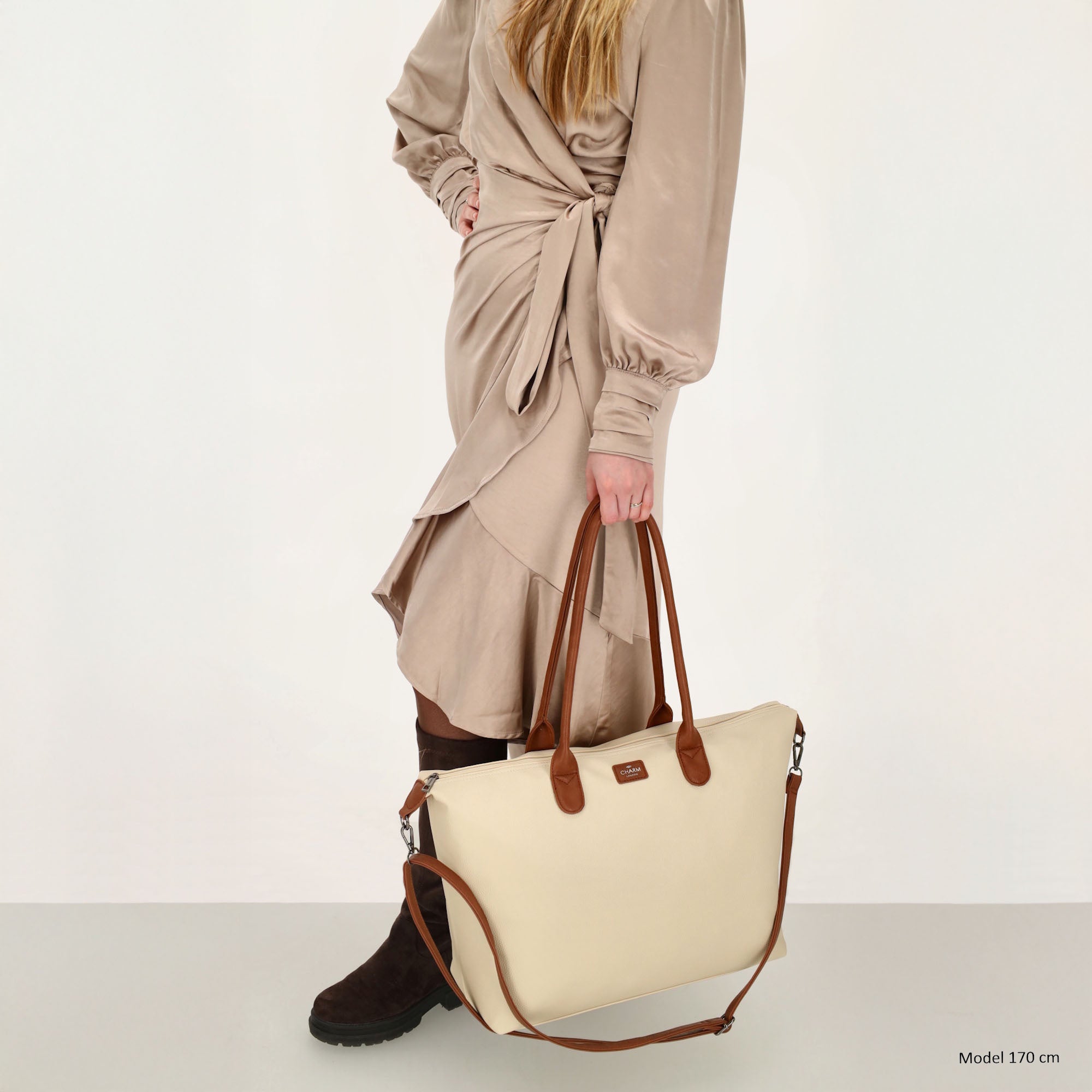 Buckingham Laptoptas 15.6 inch beige