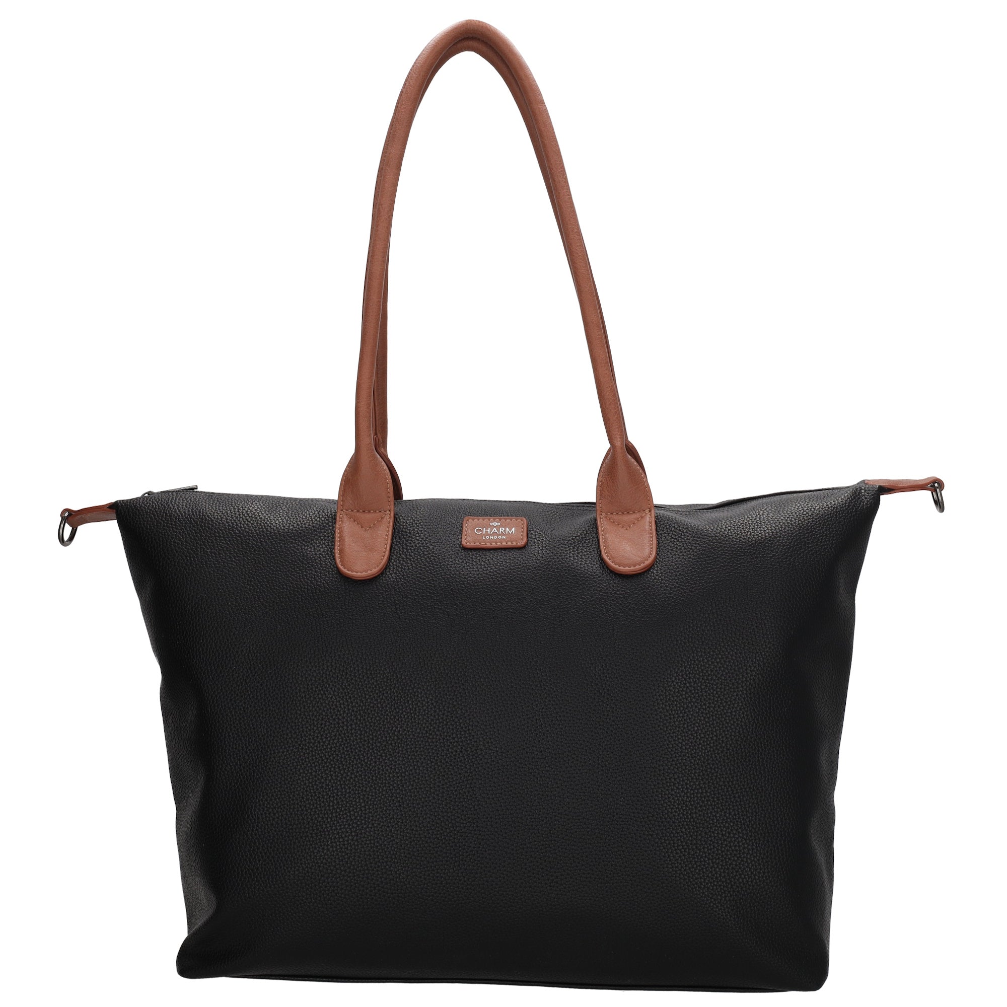 Buckingham Laptoptas 15.6 inch zwart-cognac