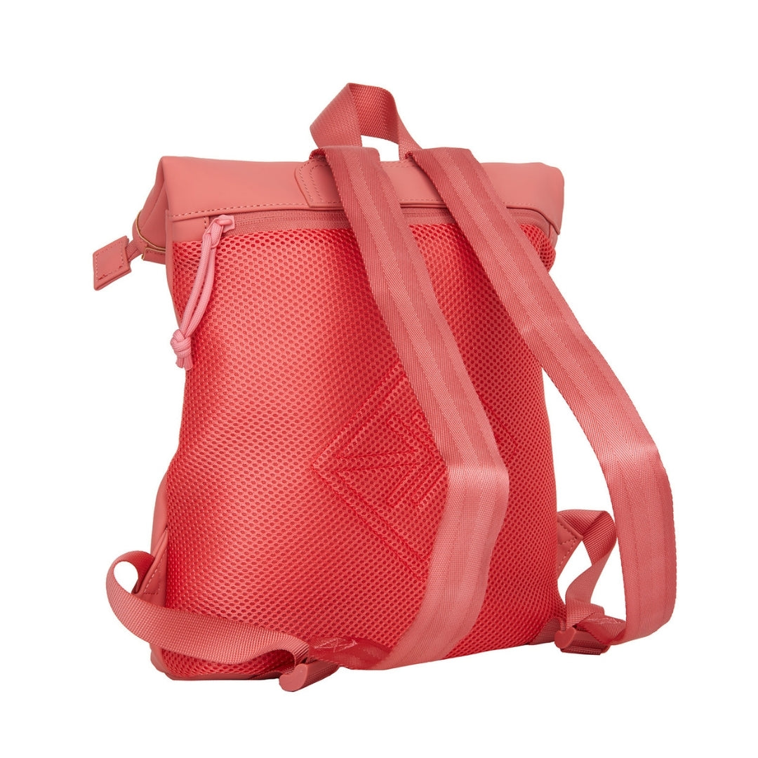 Branson - Mini waterafstotend rolltop rugzakje 'Los Angeles' 7L coral