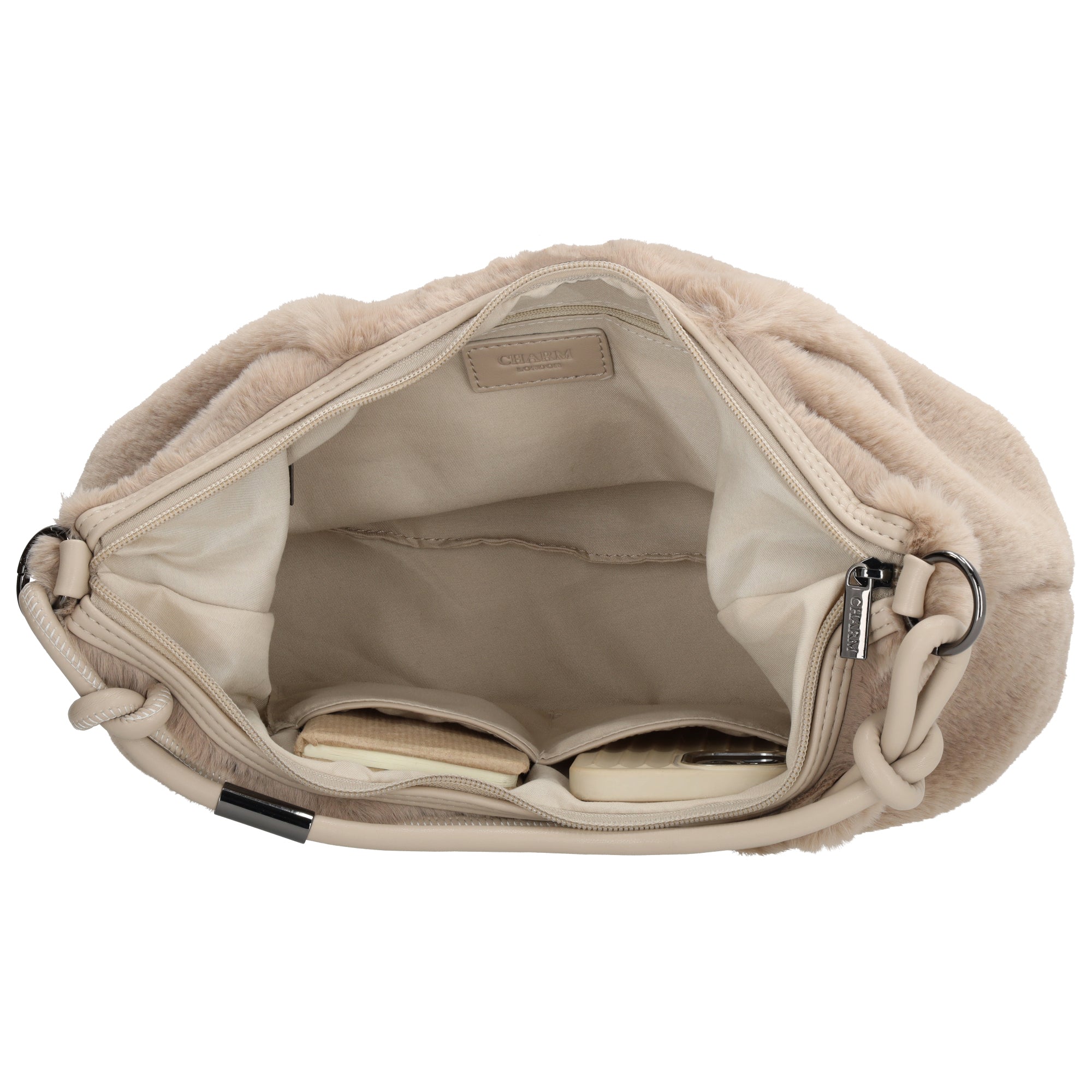 Oslo - Handbag/shoulder bag M taupe