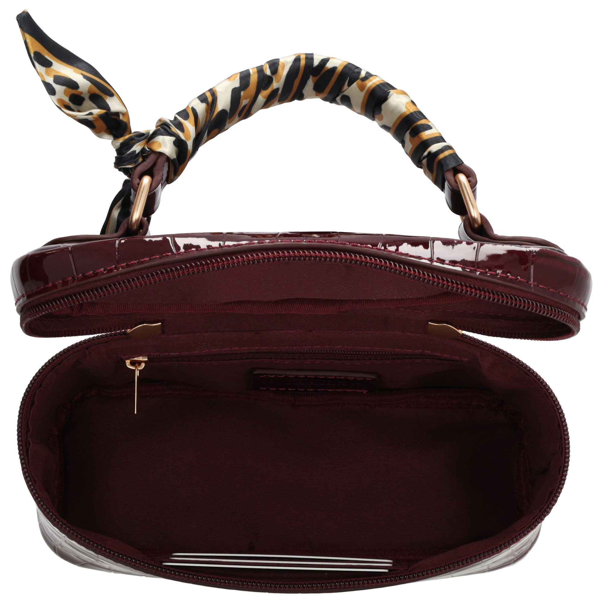 Knightsbridge - Mini hand-/schoudertasje bordeaux
