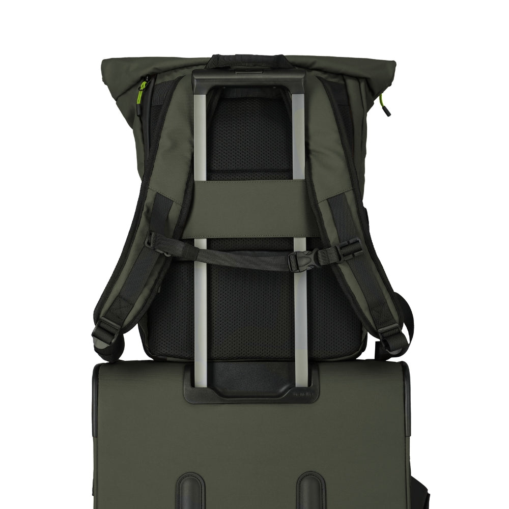 Briize - Water-Repellent Rollup Backpack M 15.6” khaki