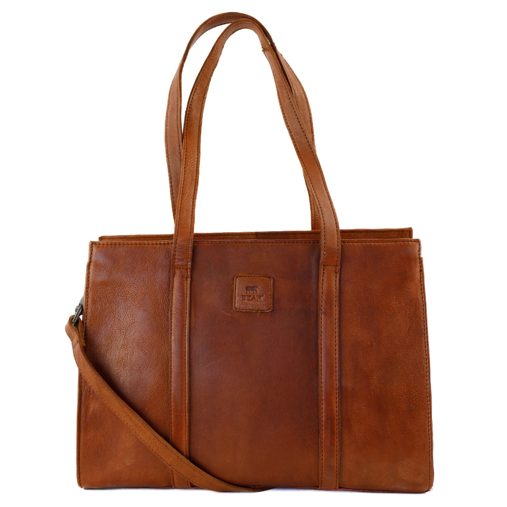 Hand-/schoudertas 'Leonie' cognac