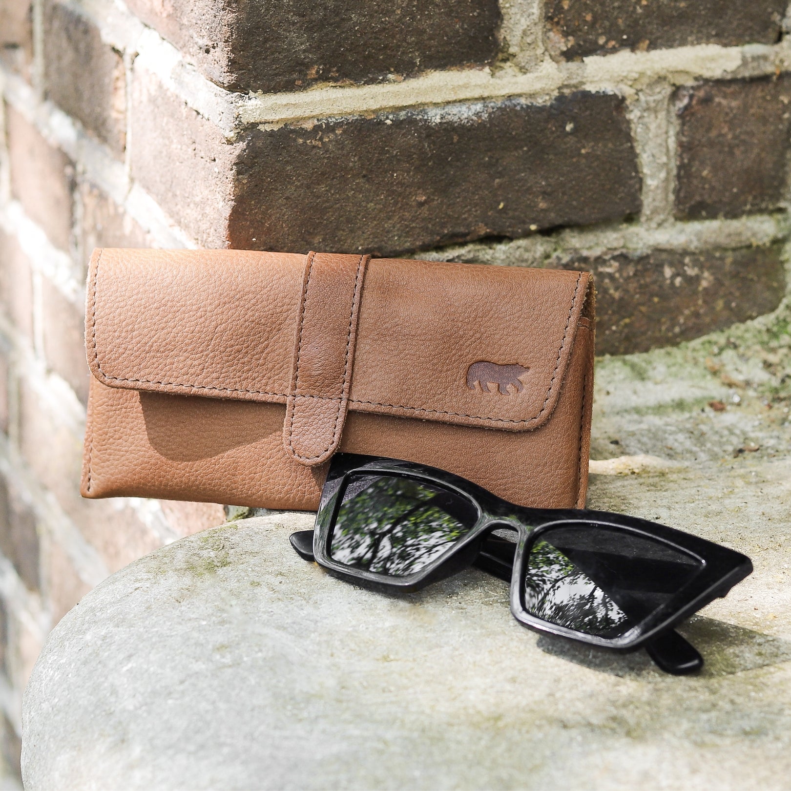 Glasses case 'Weta' taupe - CP 2114