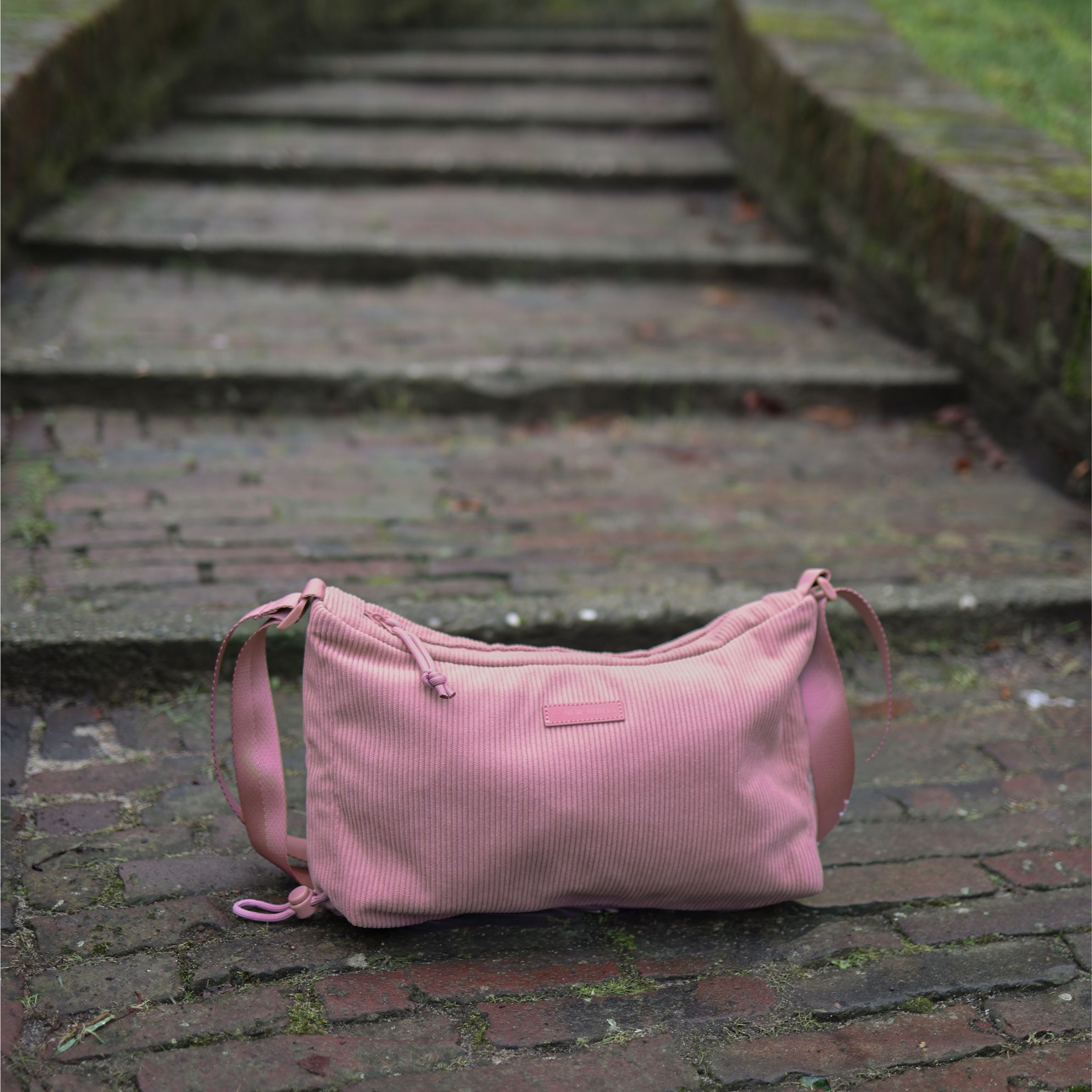 Ribbi - Schoudertasje 'Rose' old pink