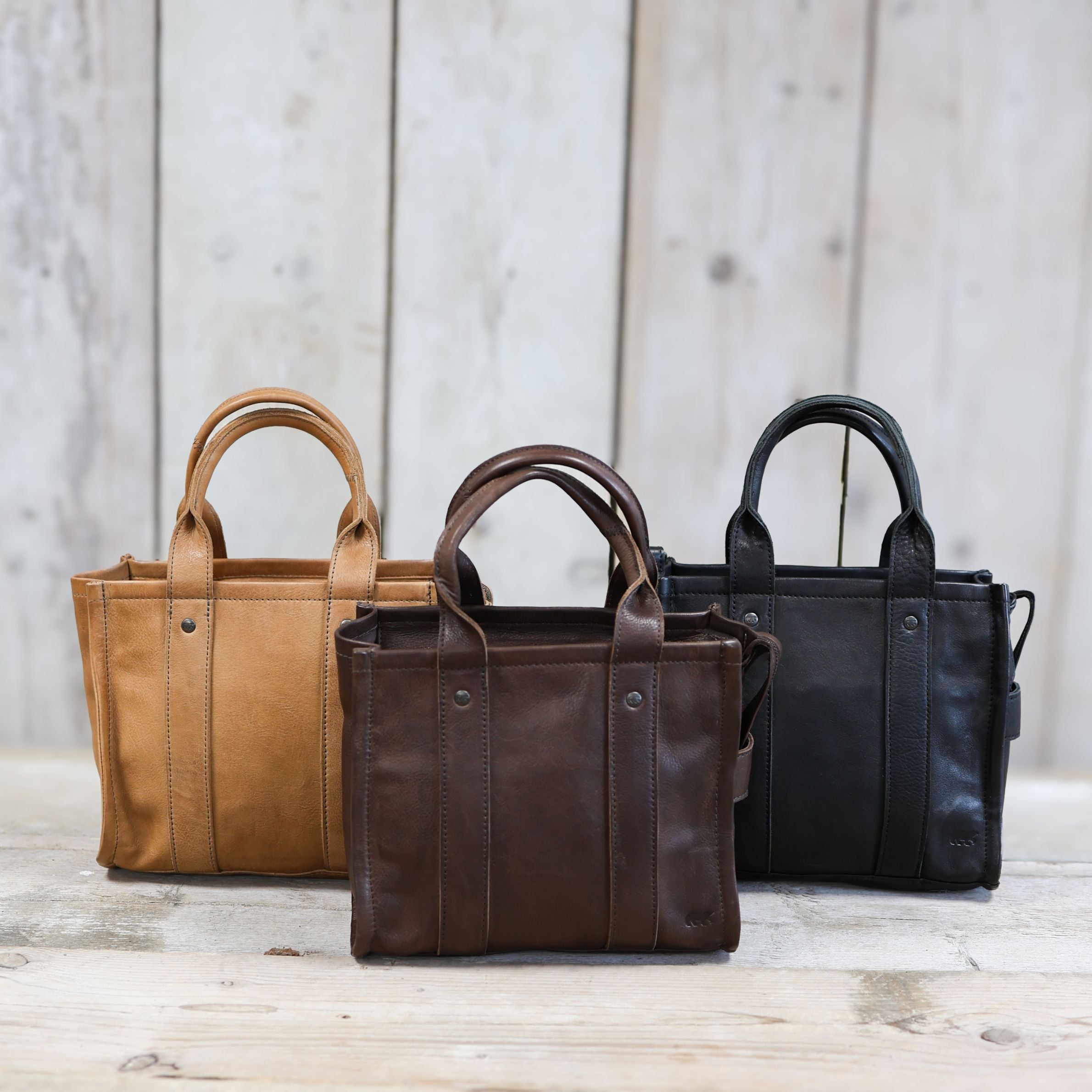 Mini tote bag 'Pepe' S taupe