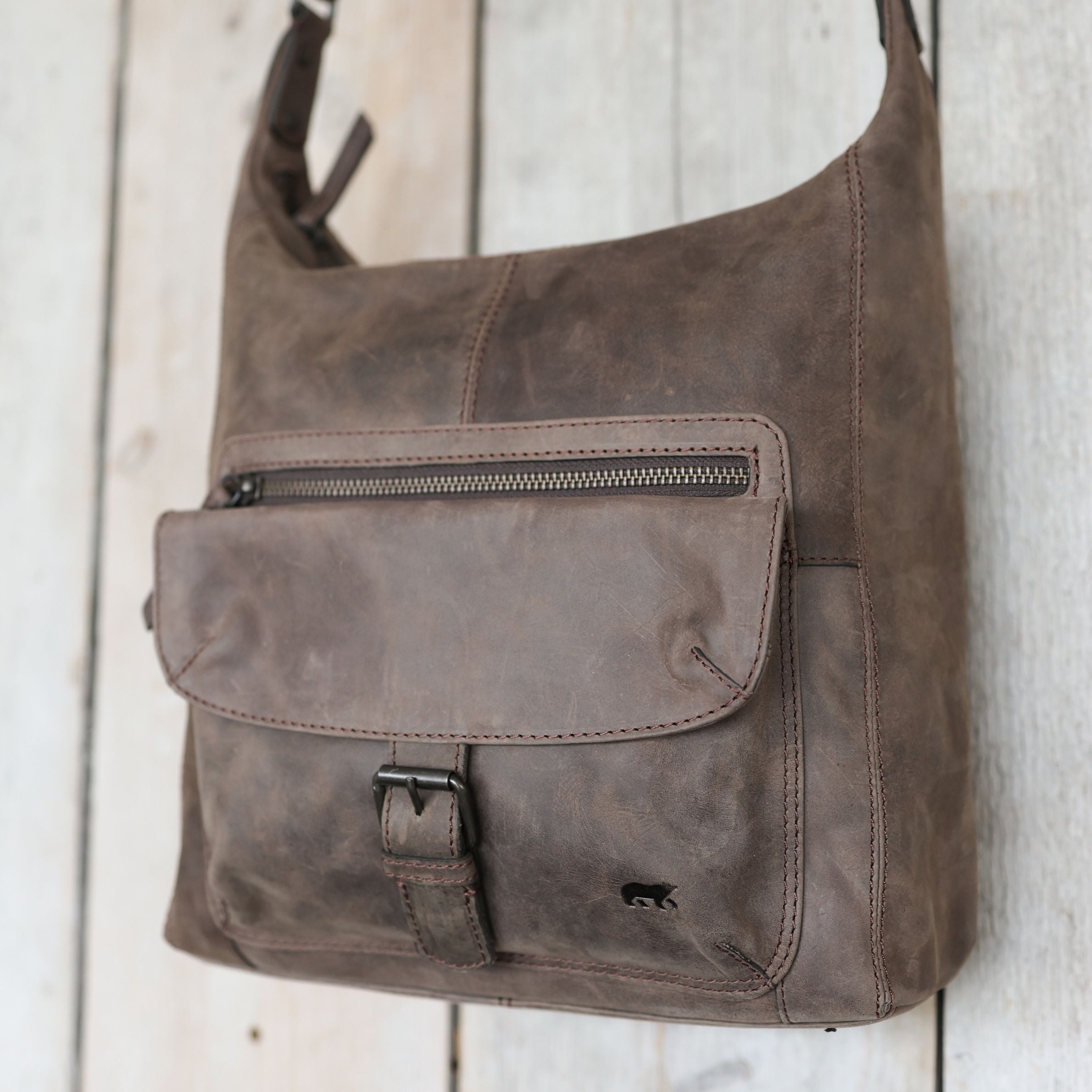 Shoulder bag 'Anna' brown