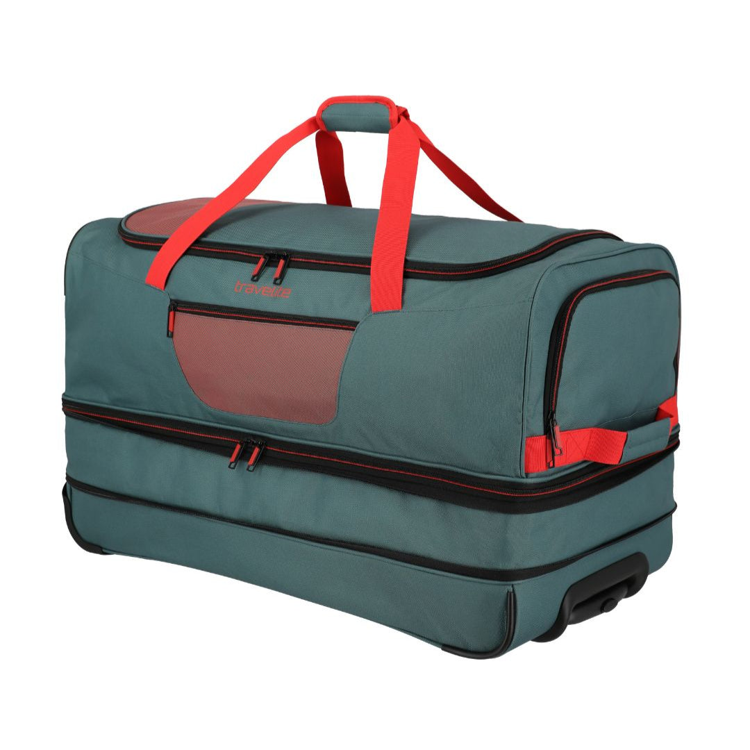 Basics Wheeled Duffle L Exp. green/orange