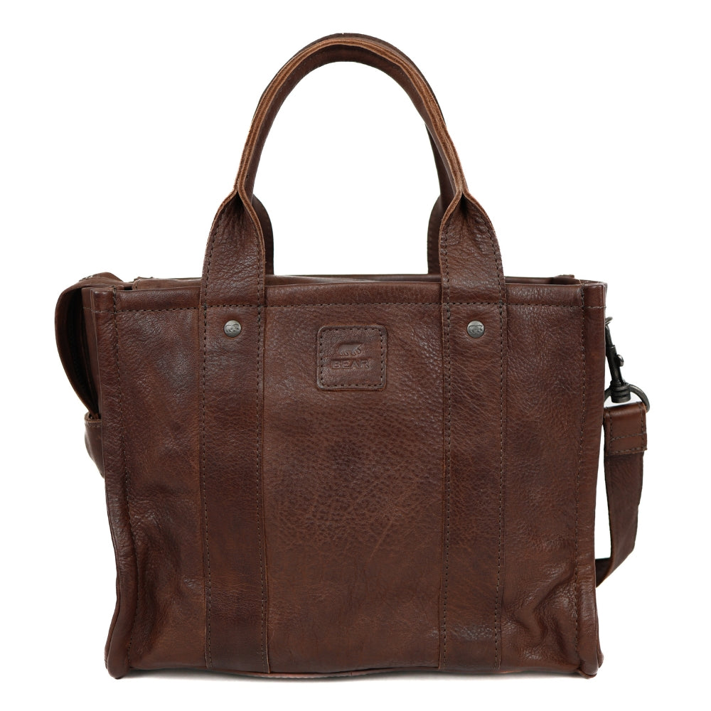 Tote bag 'Pepe' M dark brown