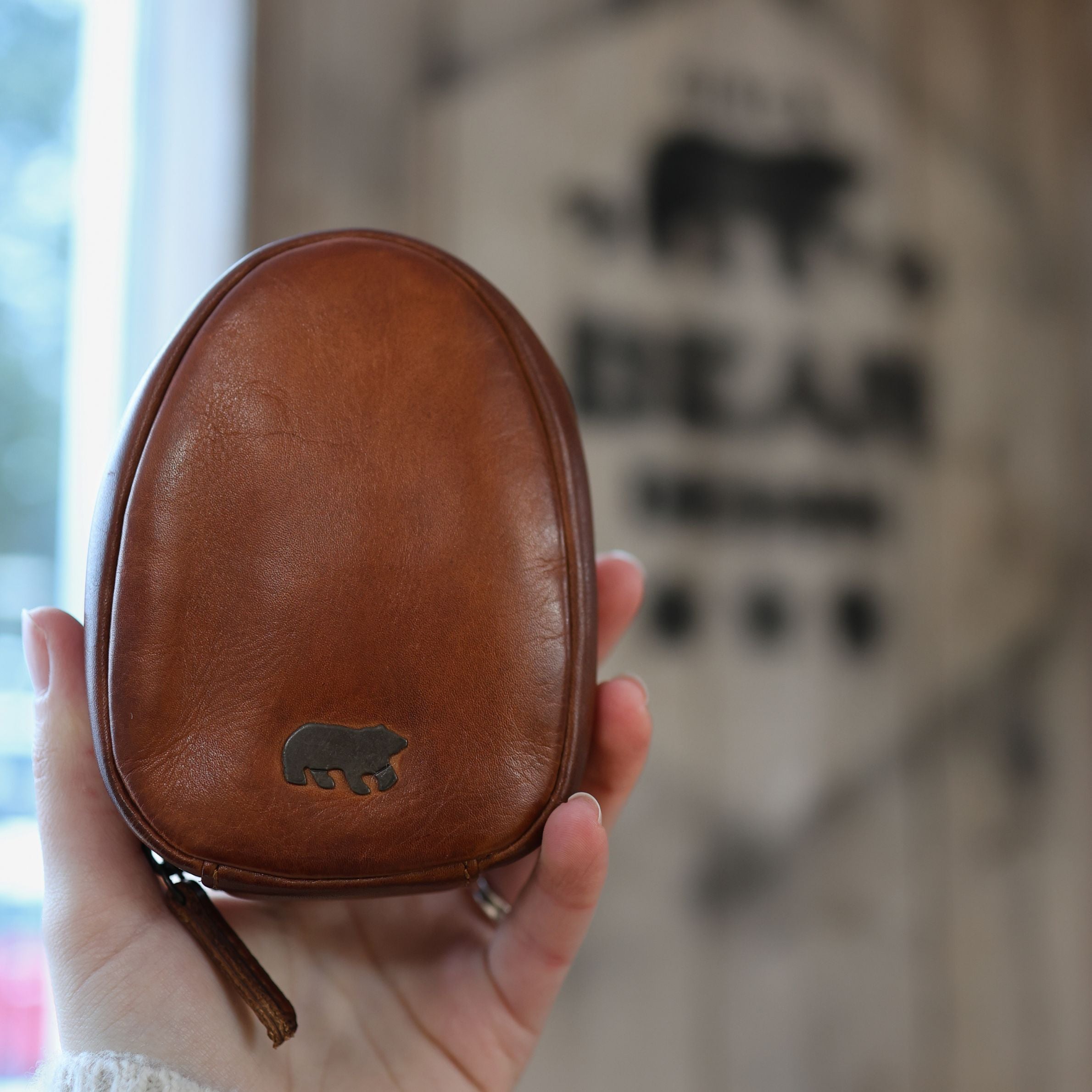 Bag Charm/Case 'Fieke' cognac