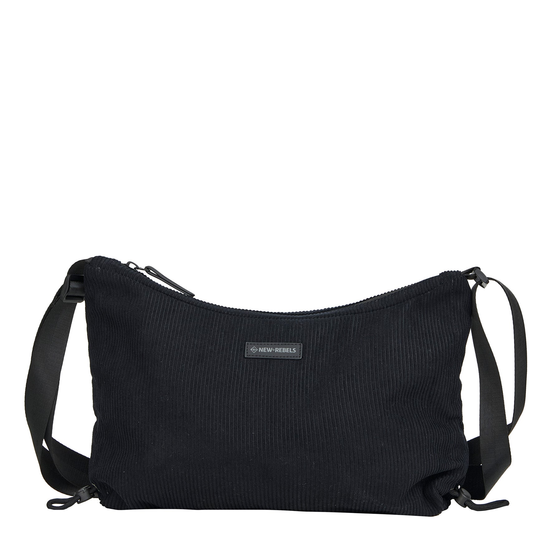 Ribbi - Schoudertasje 'Rose' black