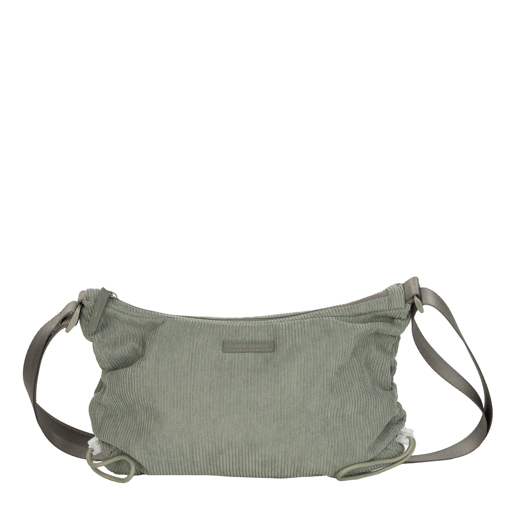 Ribbi - Schoudertasje 'Rose' sage green