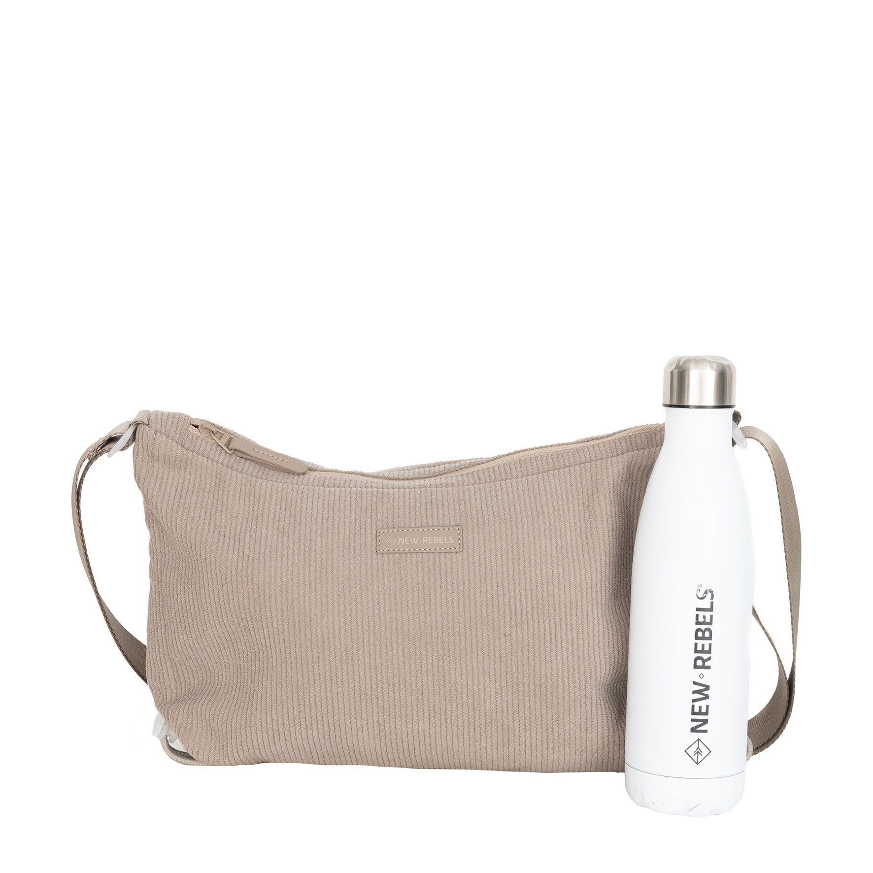 Ribbi - Shoulder bag 'Rose' taupe