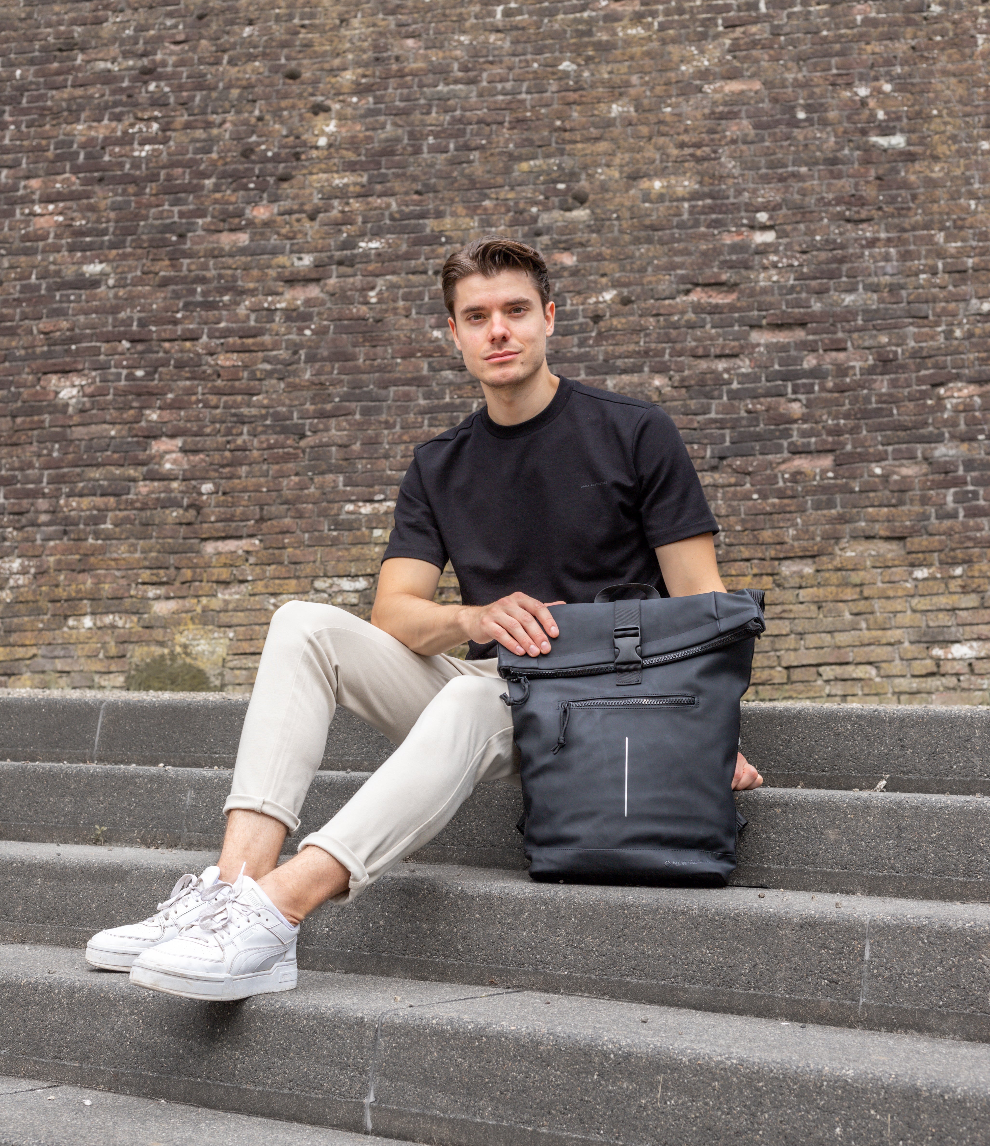 Waterafstotende rugzak 'Mart' salie groen 16L