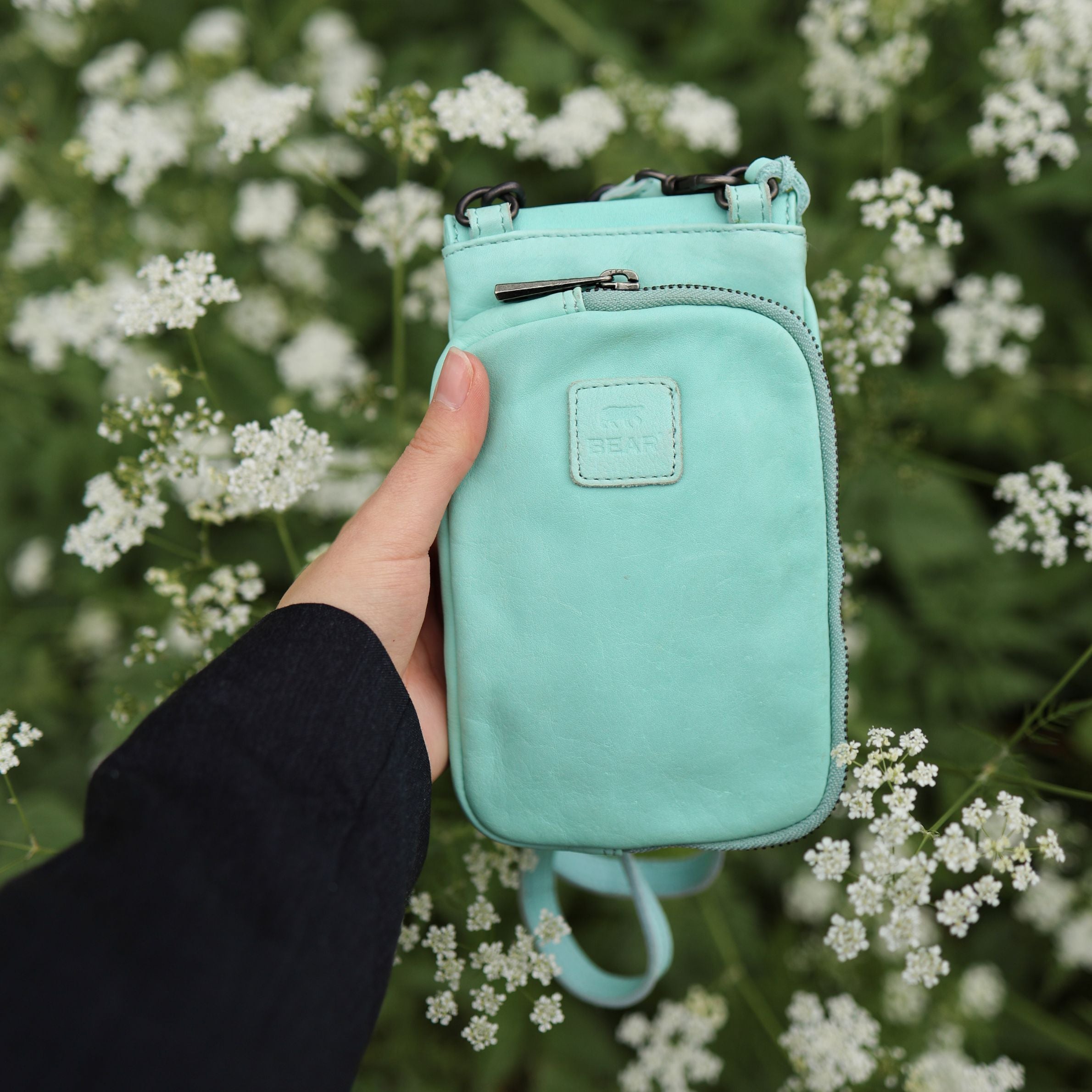 Telefoontasje 'Romee' jade