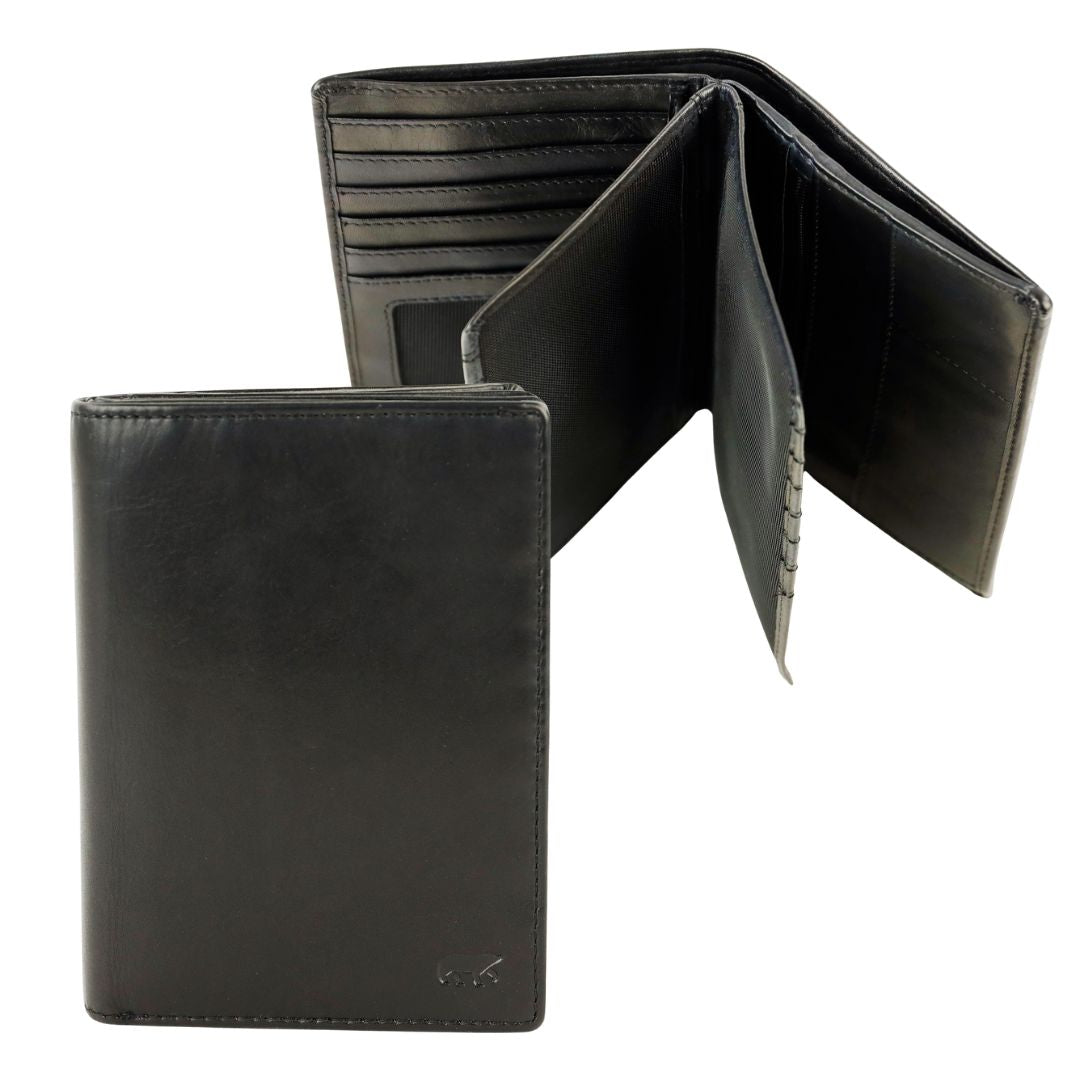 Autopapieren-/pasjesmap 'Nikos' zwart