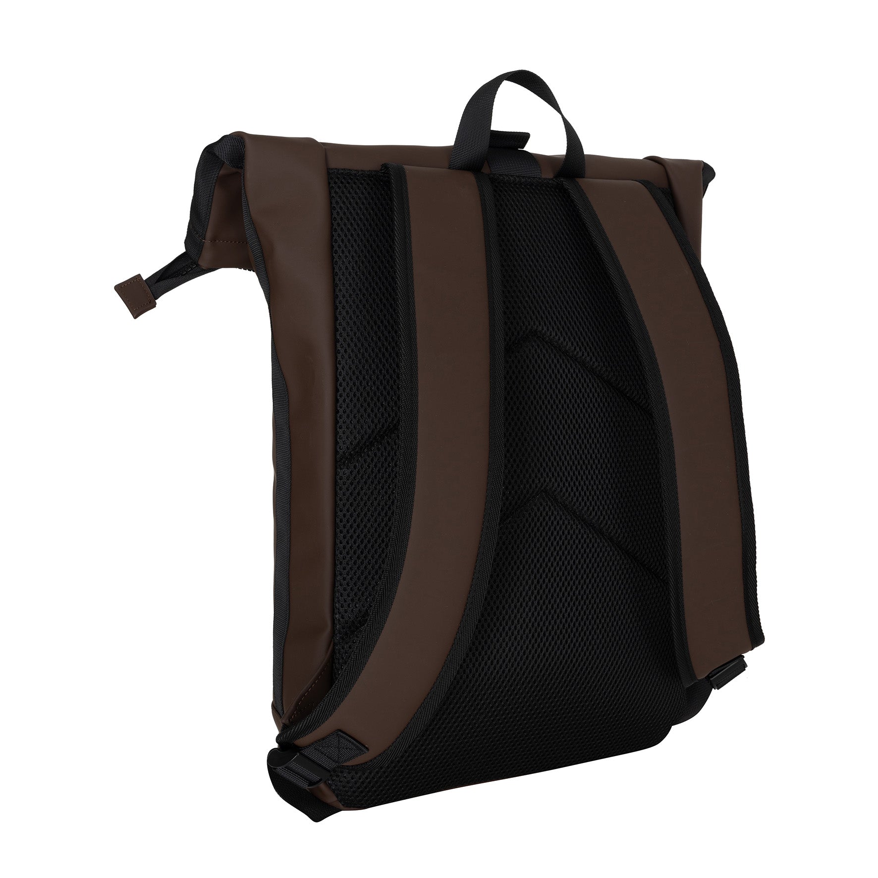 Mart - Waterrepellent rolltop backpack 'New York' mocca 17-21L