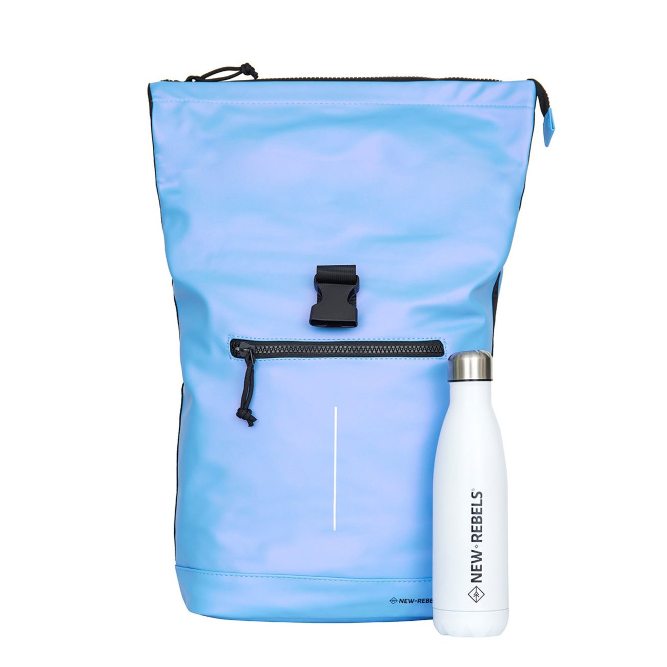 Waterafstotende rugzak 'Mart' 16L metallic blauw