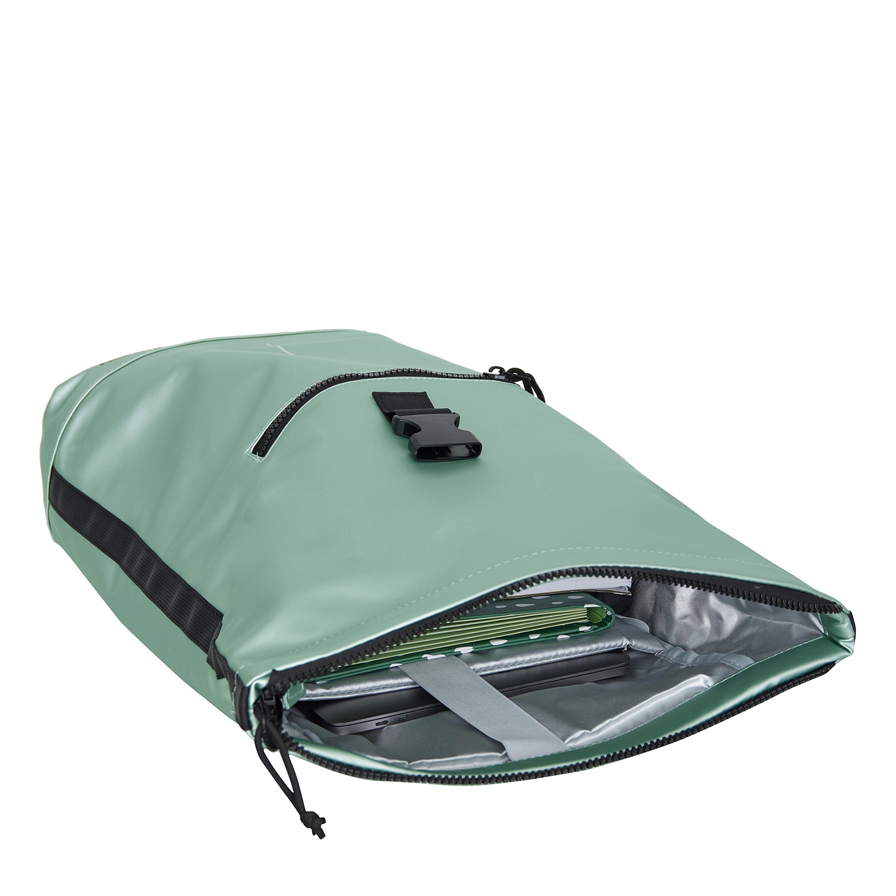 Waterproof backpack 'Mart' 16L metallic sage green