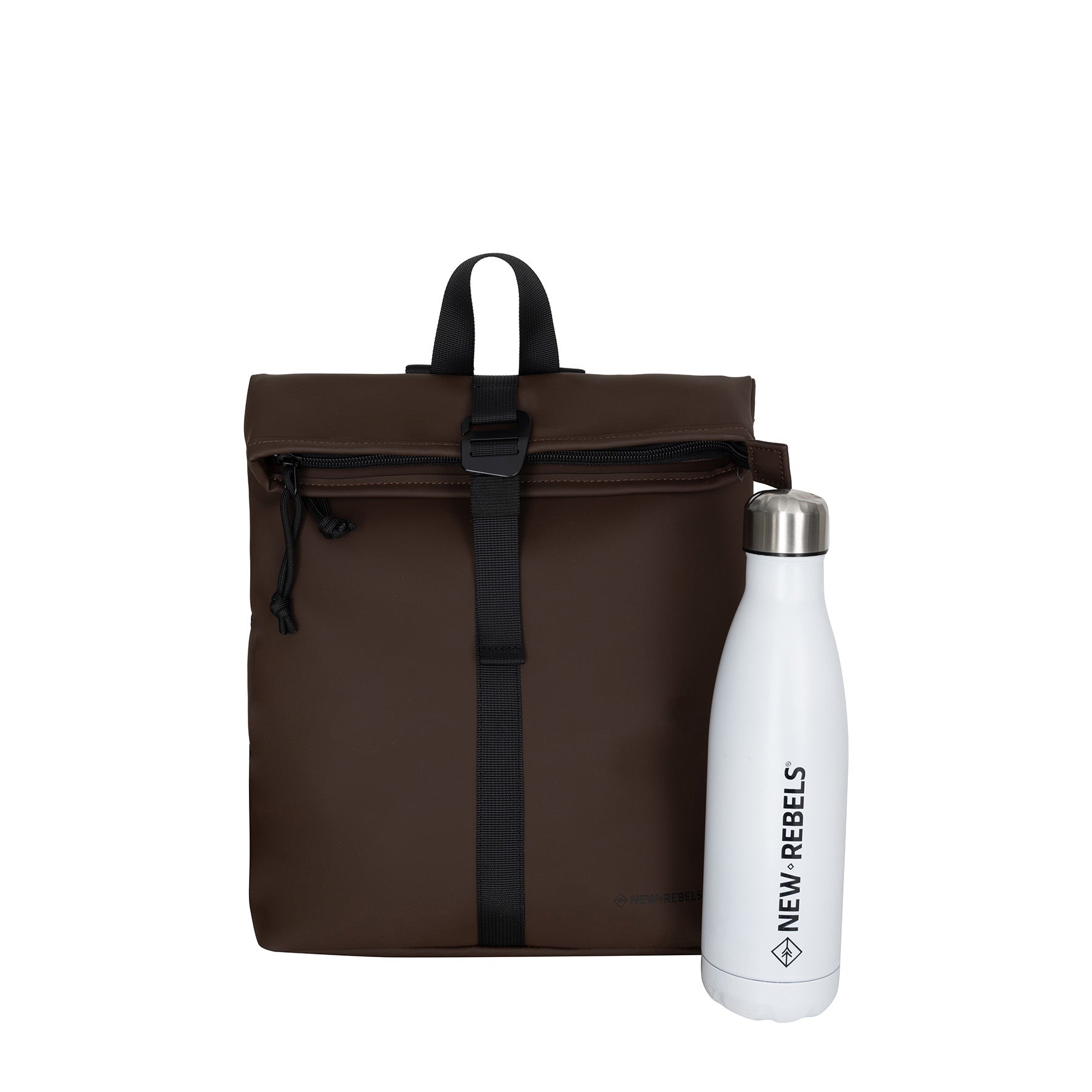 Mart - Waterafstotend rolrugzakje 'Los Angeles' mini mocca 7L