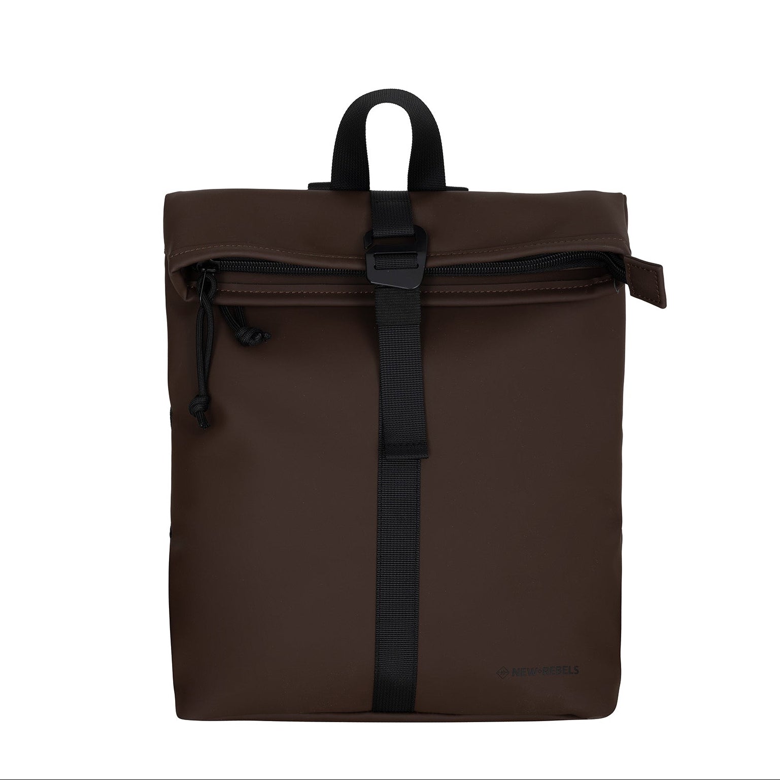 Mart - Mini waterafstotend rolltop rugzakje 'Los Angeles' 7L mocca