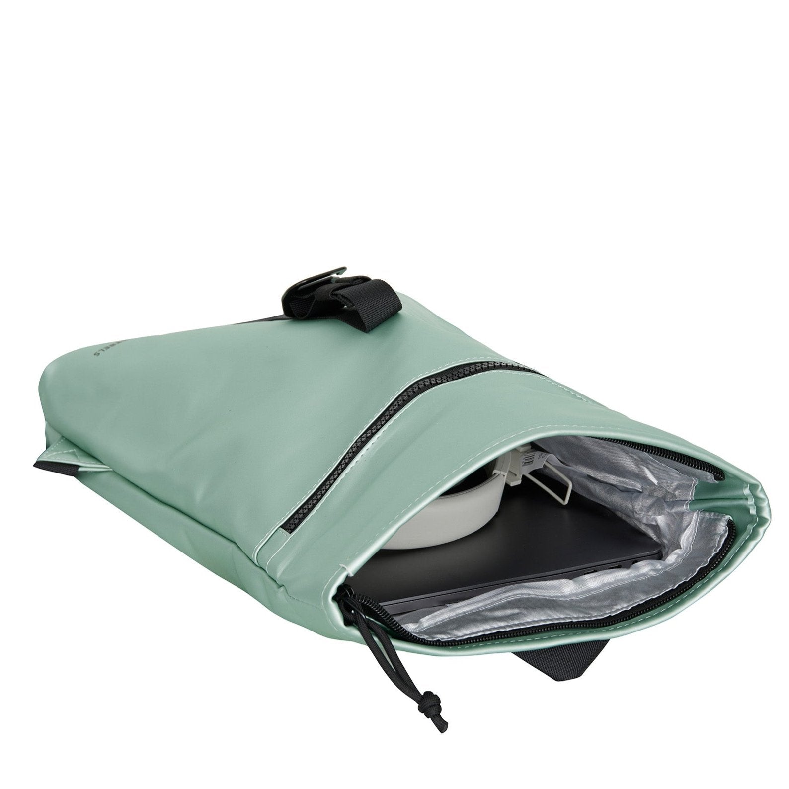 Waterproof backpack 'Mart' mini 7L metallic sage green