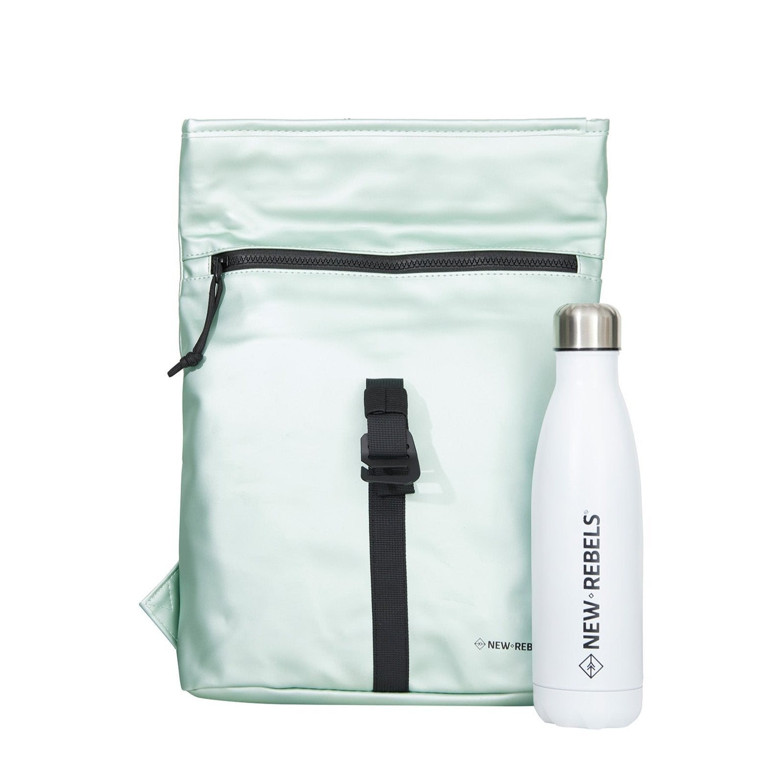 Waterproof backpack 'Mart' mini 7L metallic sage green