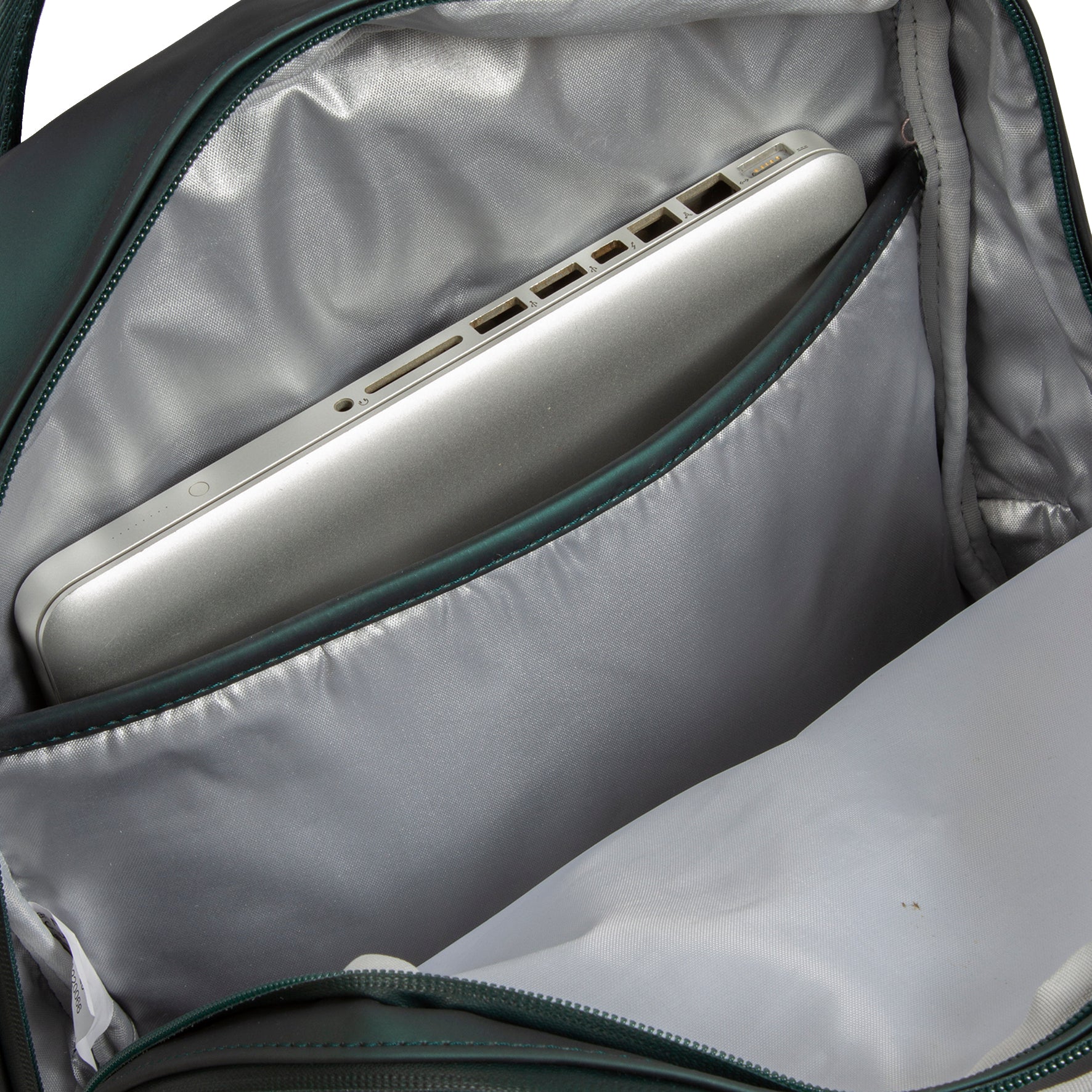 Water-repellent backpack 'Milwaukee' metallic green