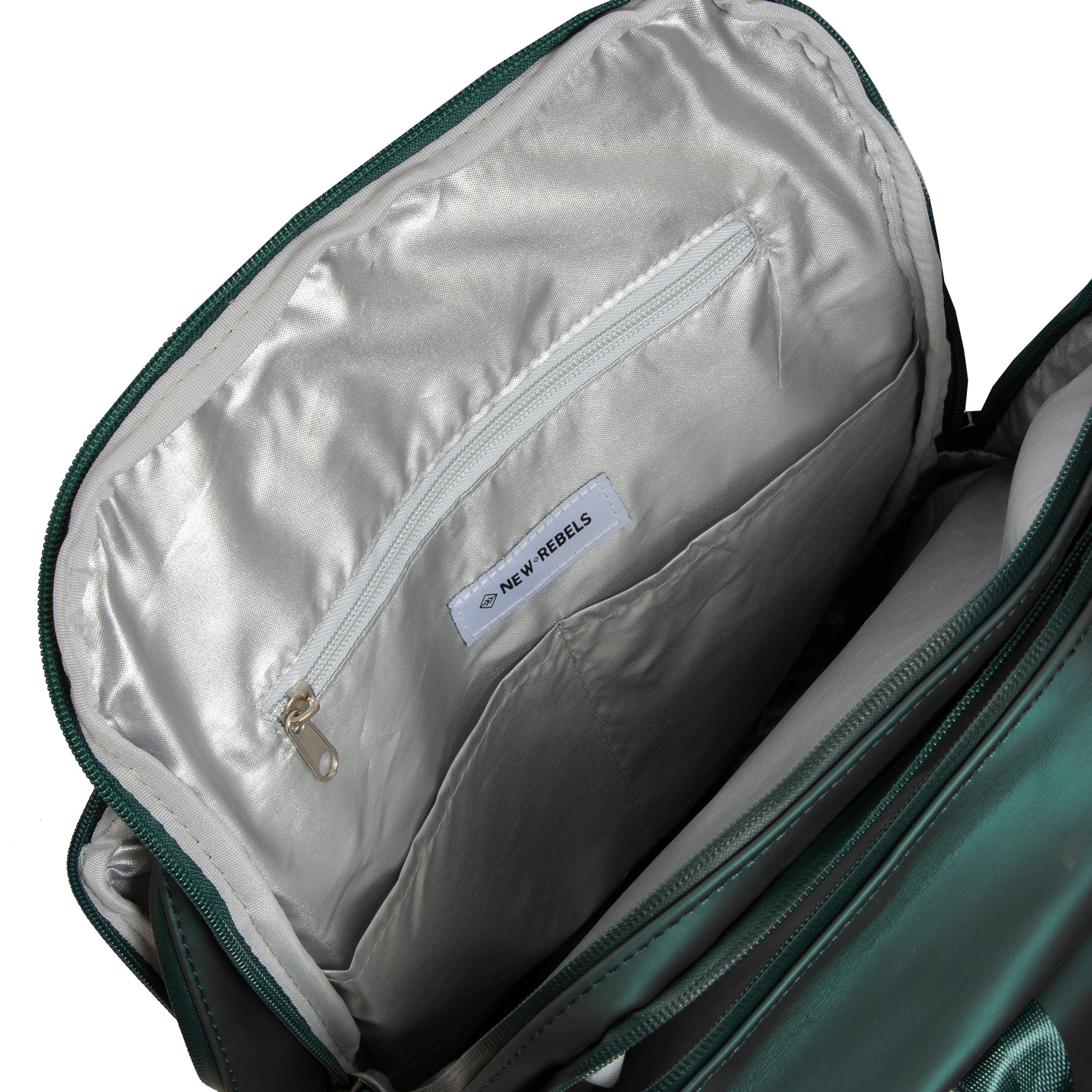 Water-repellent backpack 'Milwaukee' metallic green