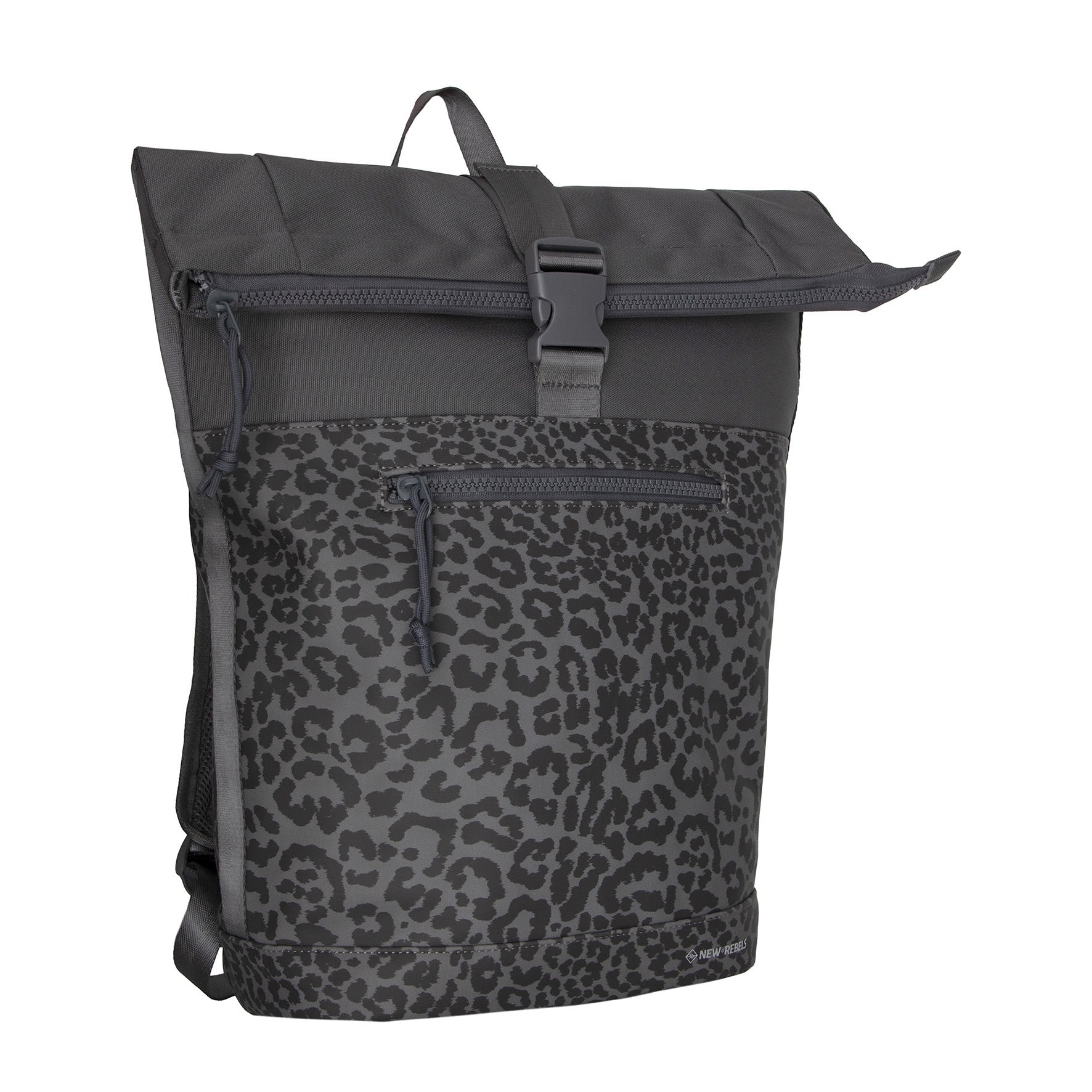 Urban Leopard - Waterafstotende rolltop rugzak 'New York' 21L grijs
