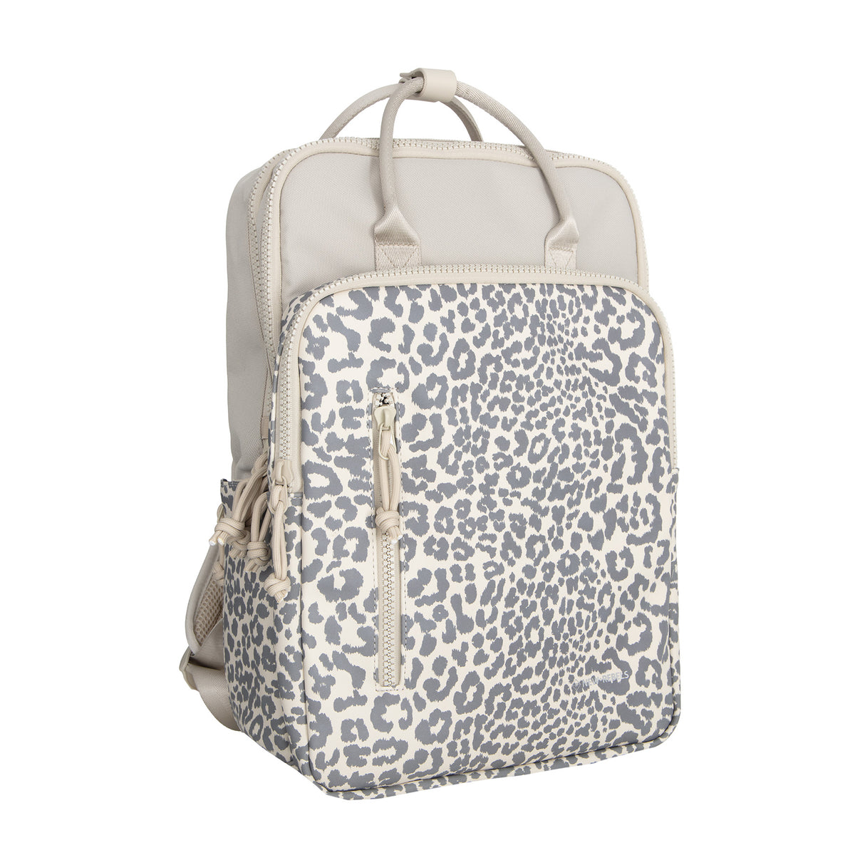 Women’s Cream Backpack with Leopard Trim No Boundaries Women main image 4