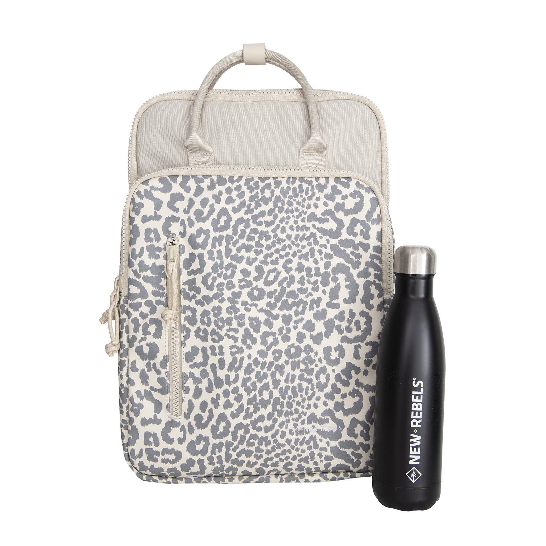 Urban Leopard - Waterafstotende rugzak 'Milwaukee' 20L beige