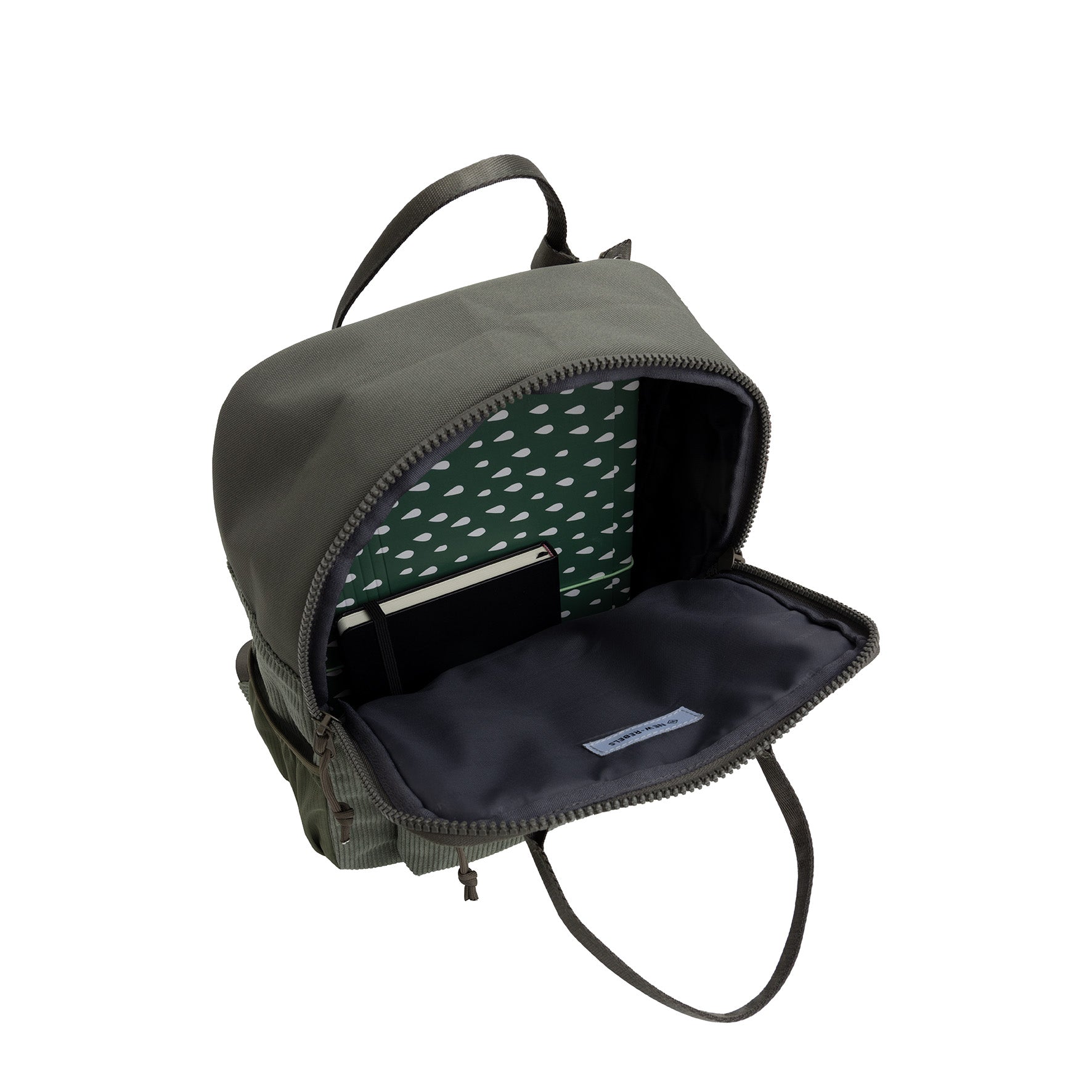 Ribbi - Backpack 'Springfield' sage green 13L