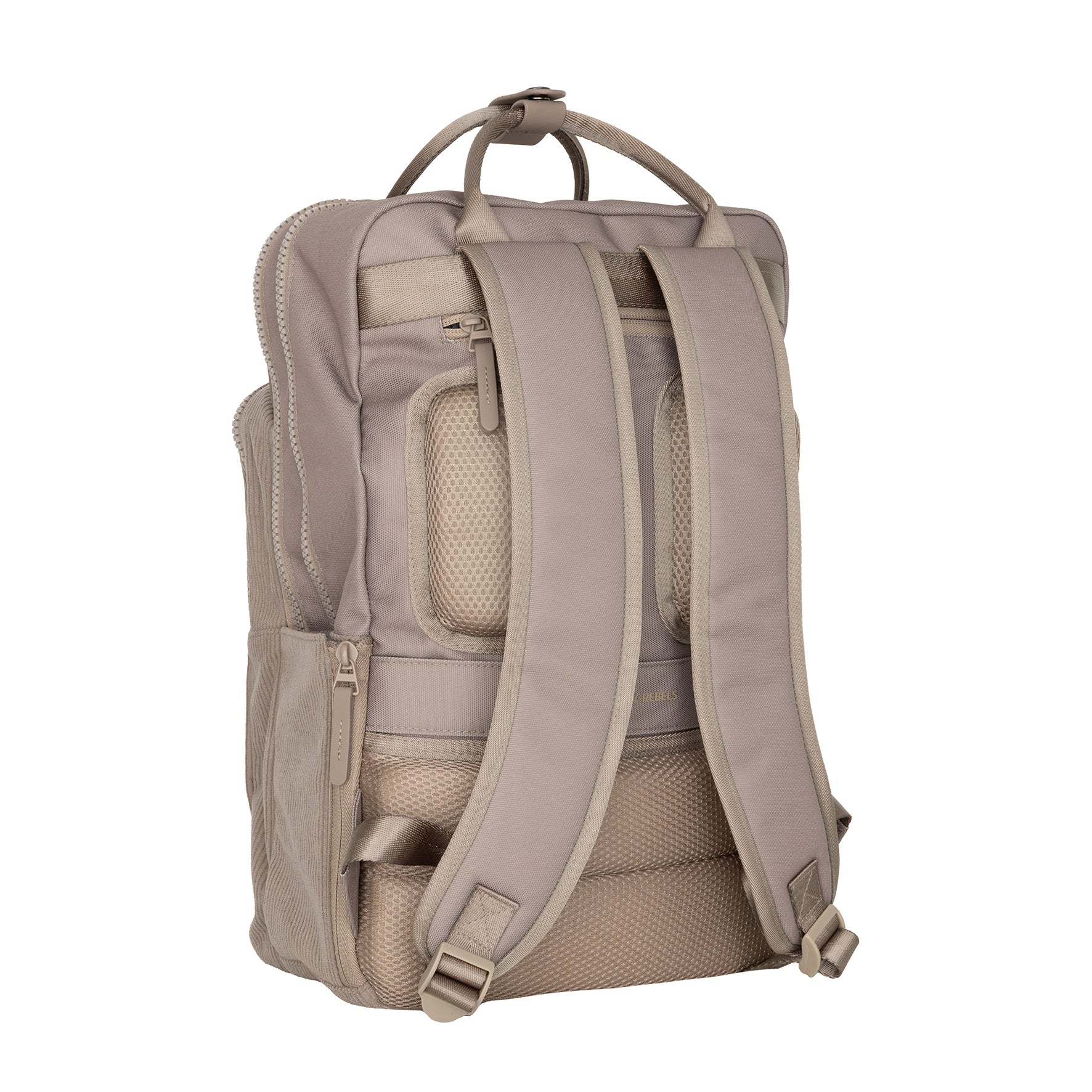 Ribbi - Laptoprugzak 'Milwaukee' taupe 18L