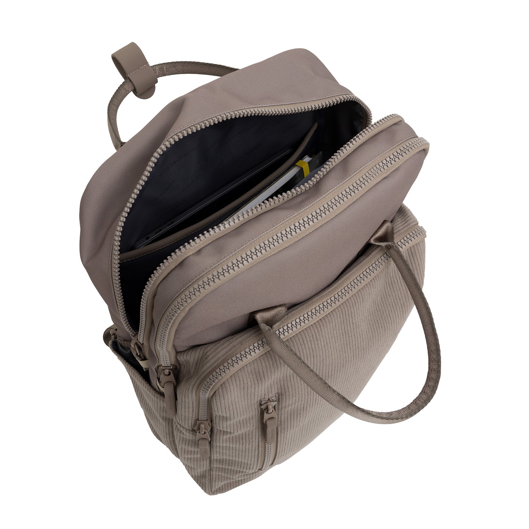 Ribbi - Laptoprugzak 'Milwaukee' taupe 18L