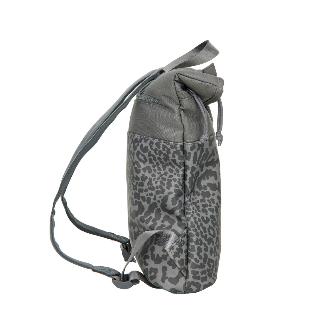 Urban Leopard - Mini waterafstotend rolltop rugzakje 'Los Angeles' 7L grijs