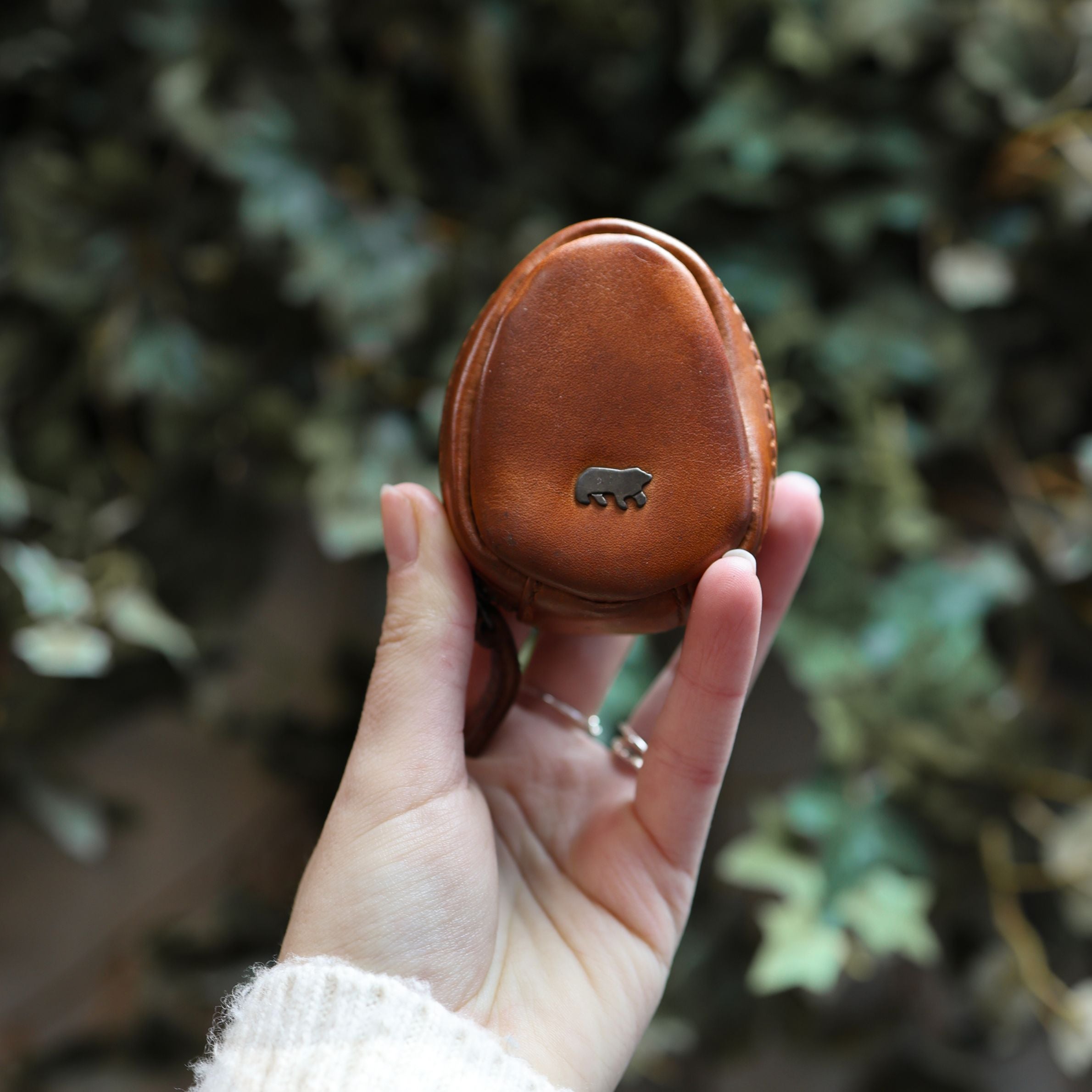 Bag Charm/Case 'Fieke' cognac