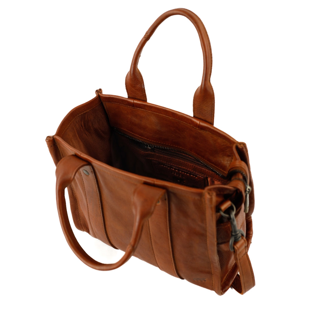 Mini tote bag 'Pepe' S cognac